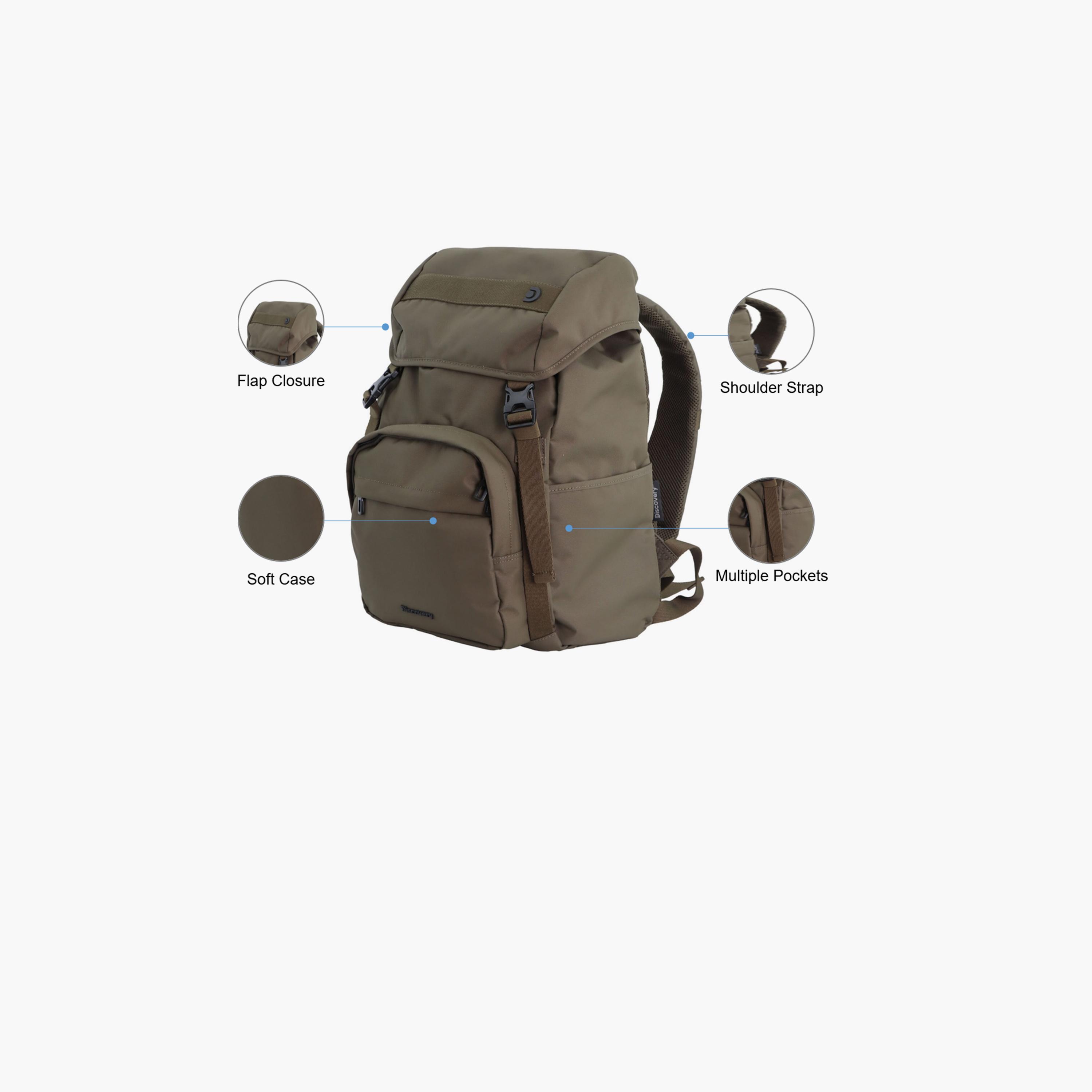 ديسكفري - شنطة ظهر 26 لتر بوليستر بأحزمة كتف قابلة للتعديل | D00943-travel-luggagesandbags-backpacks-image-3