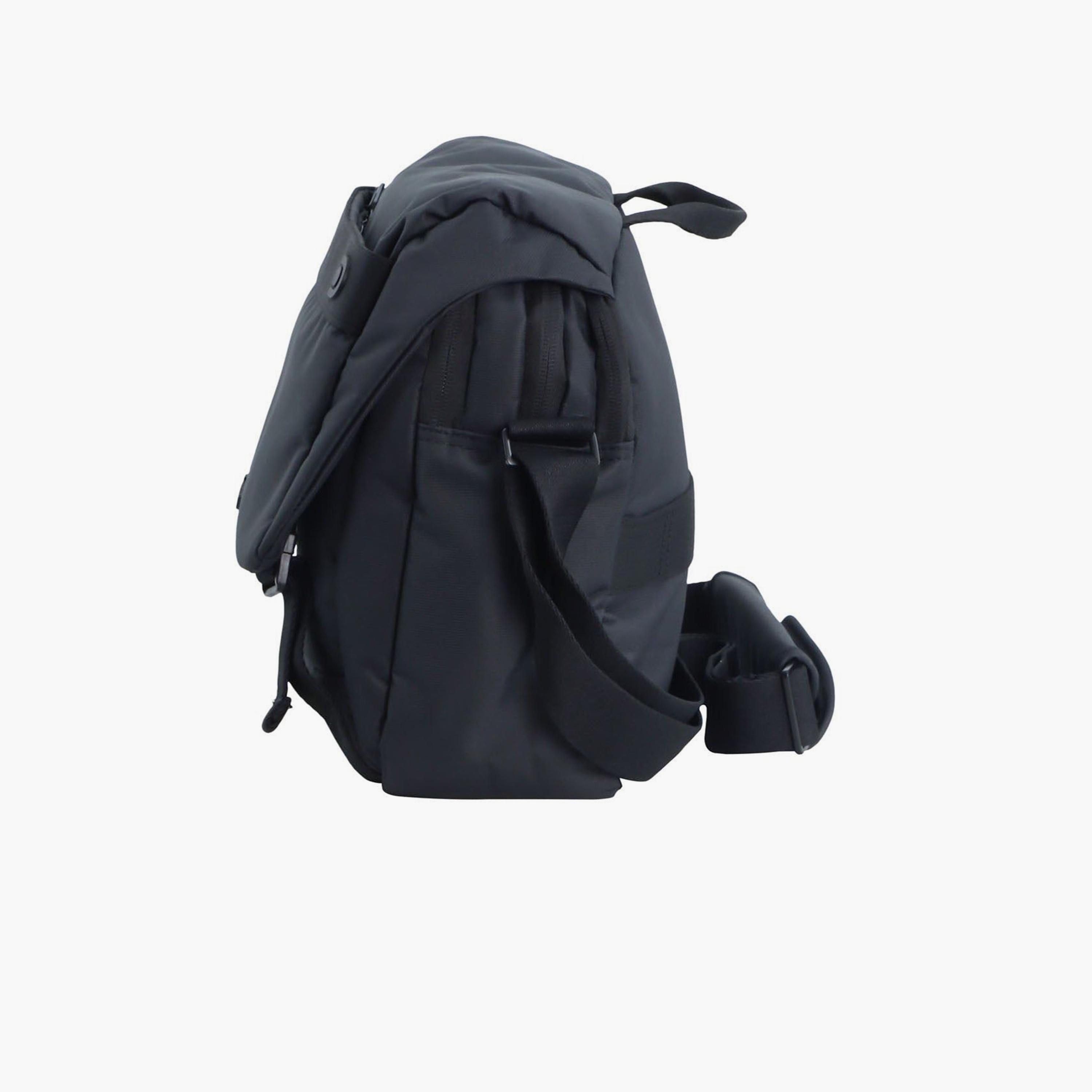 Discovery Downtown Solid Laptop Messenger Bag with Zipper Closure and Adjudstable Strap-men-bags-image-5