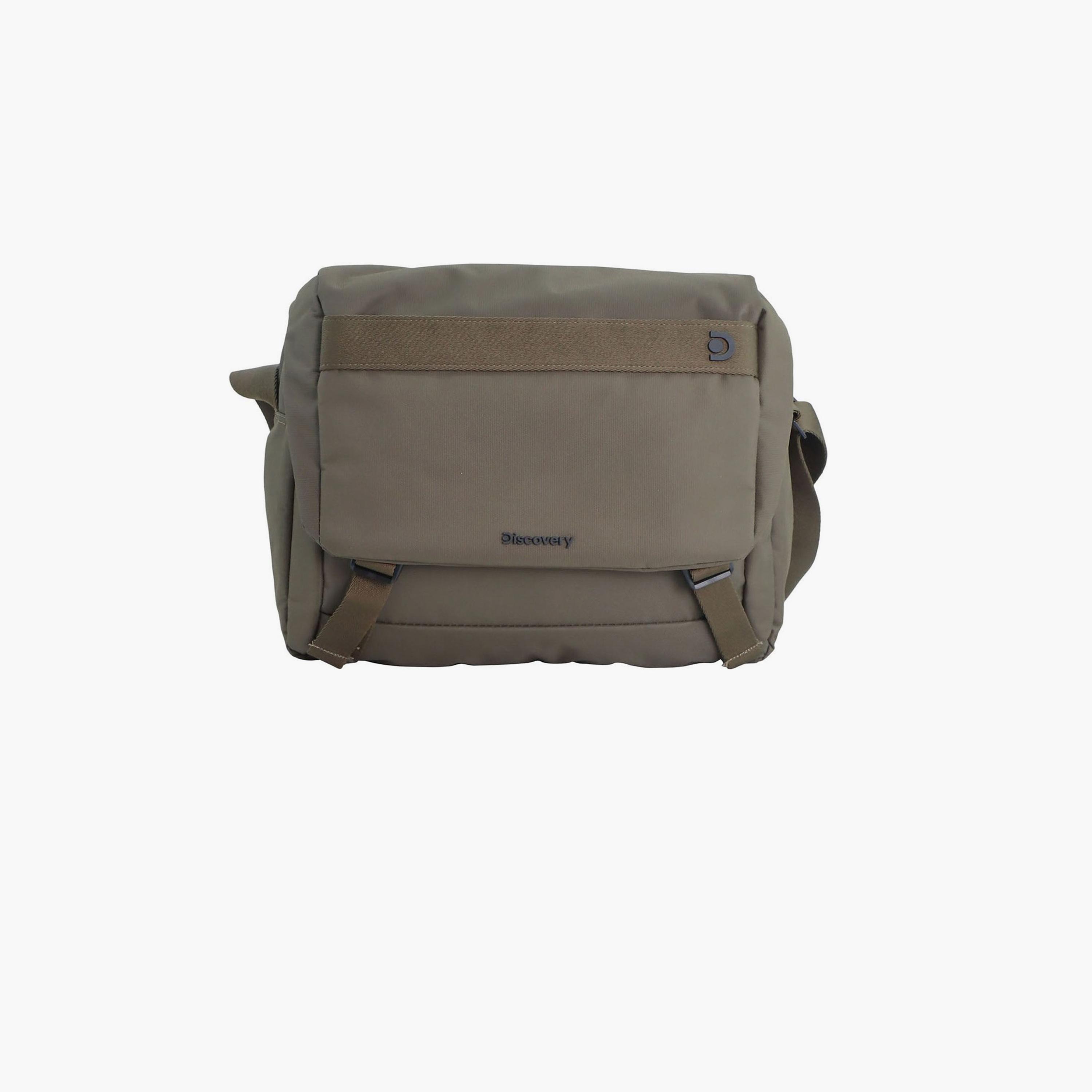 Discovery Downtown Solid Laptop Messenger Bag with Zipper Closure and Adjudstable Strap-men-bags-image-1
