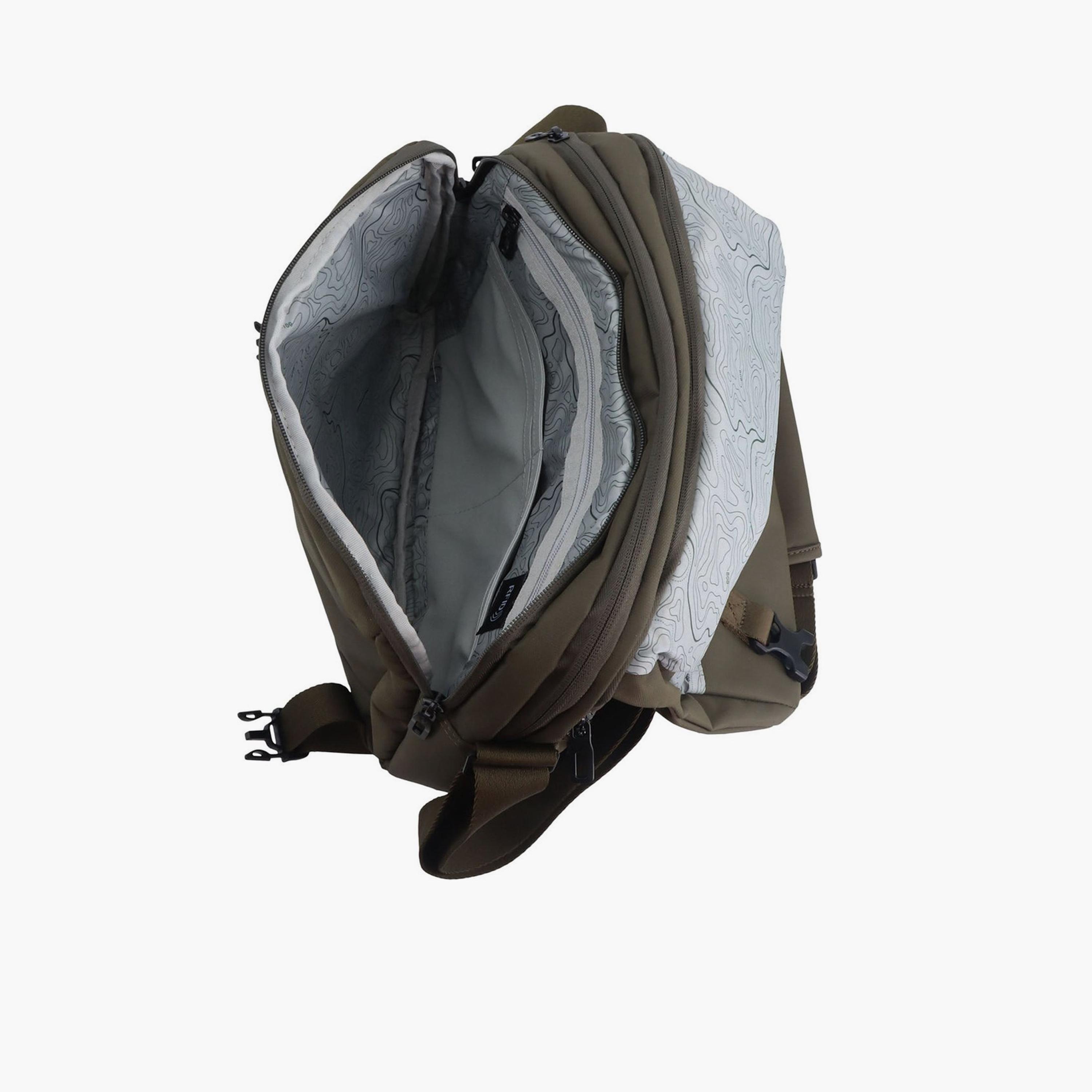 Discovery Downtown Solid Laptop Messenger Bag with Zipper Closure and Adjudstable Strap-men-bags-image-8
