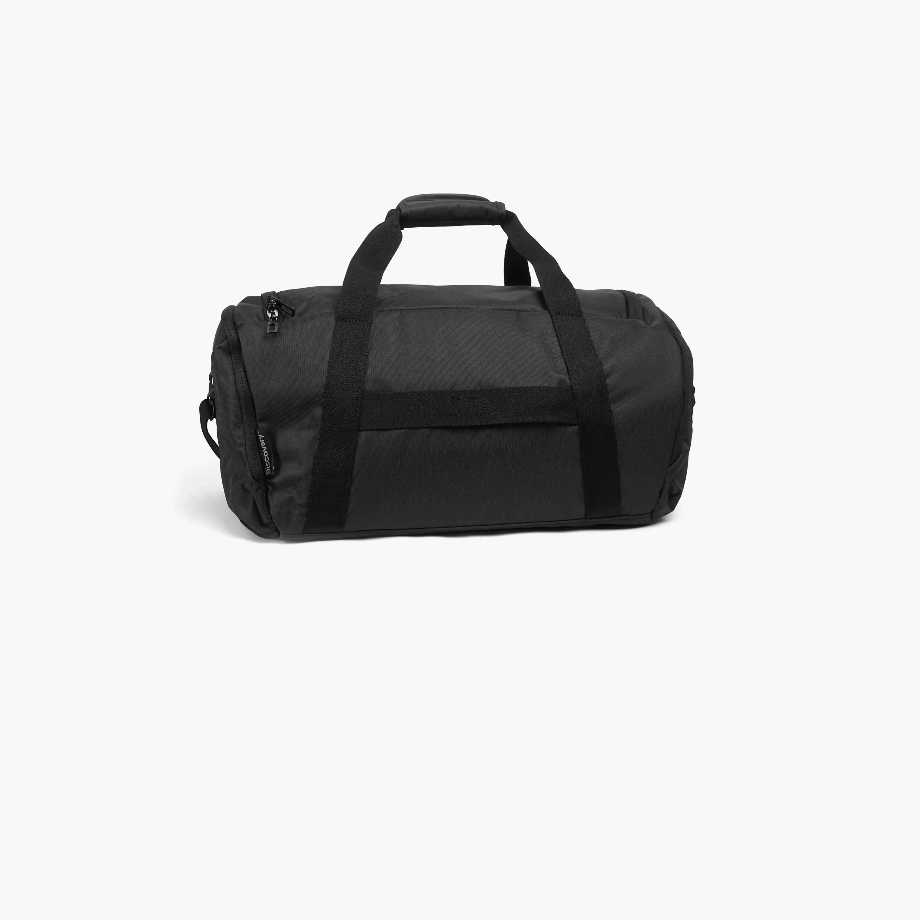 Discovery Downtown Solid Double Handle Duffel Bag with Zipper Closure and Detachable Strap-men-bags-image-4