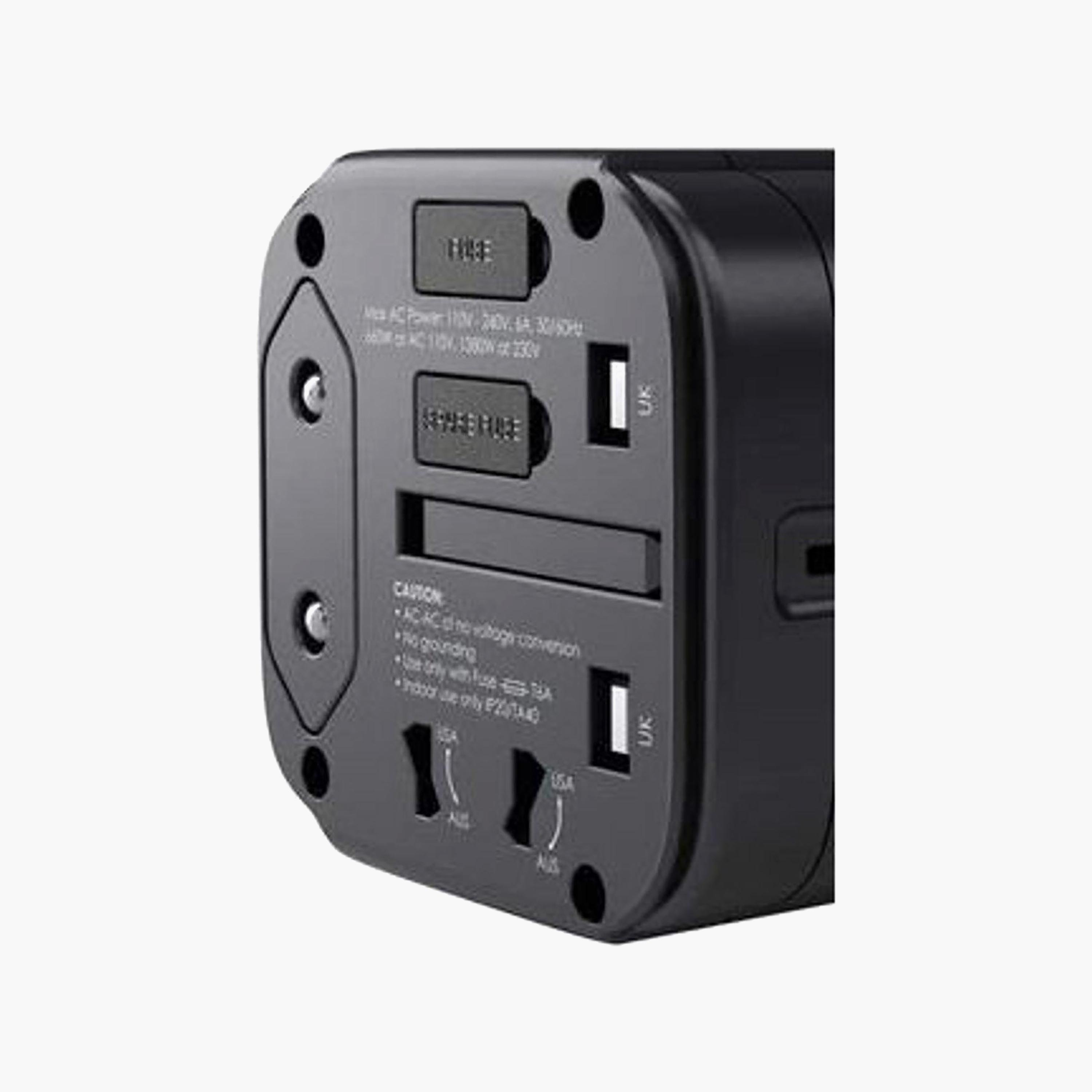 محول سفر عالمي من أوكي، أسود | PA-TA01-electronics-accessories-mobileaccesories-image-2