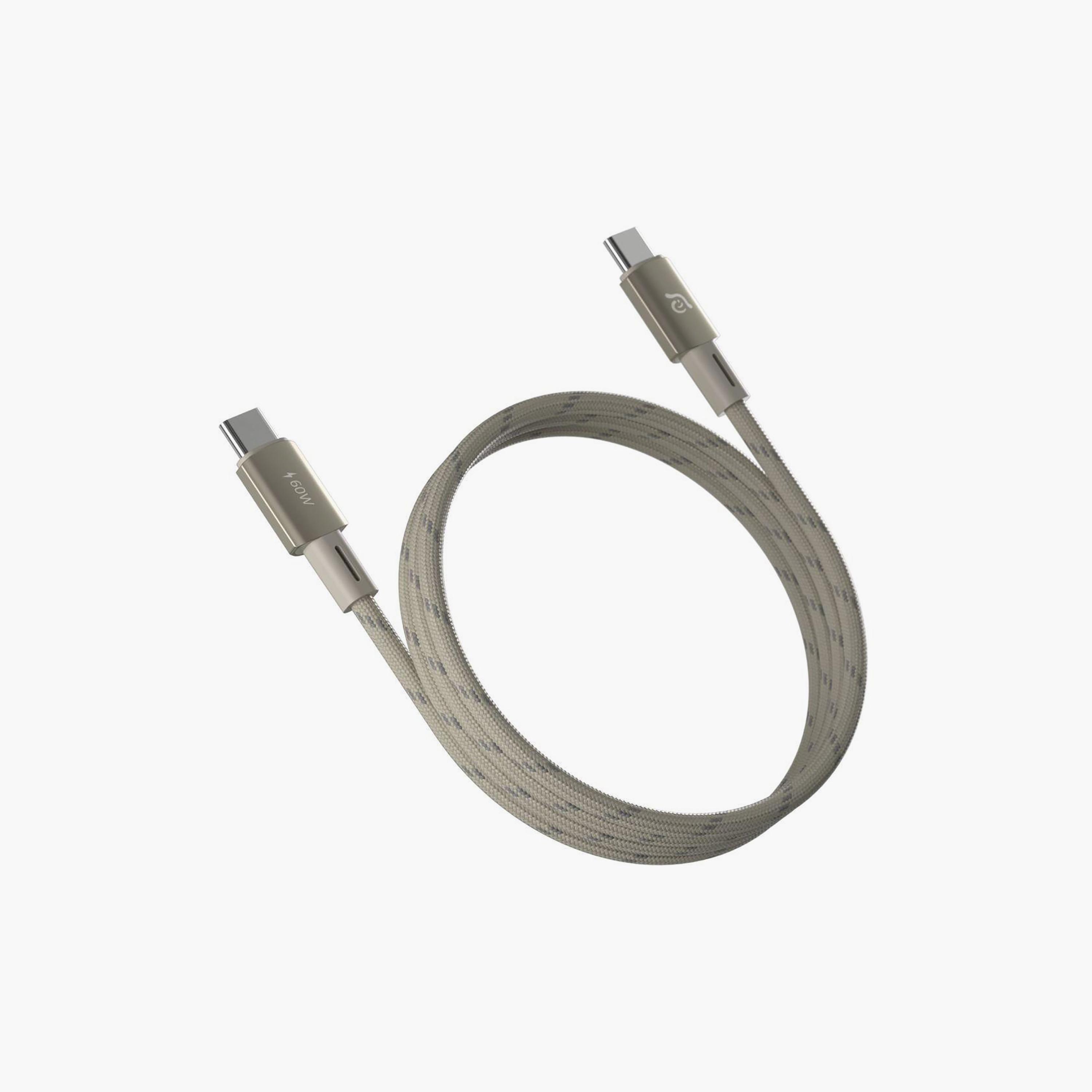 Adam Elements CASA USB-C to USB-C 60W Magnetic Charging Cable 1M Titanium | ACBADMS100TM-electronics-accessories-mobileaccesories-image-1