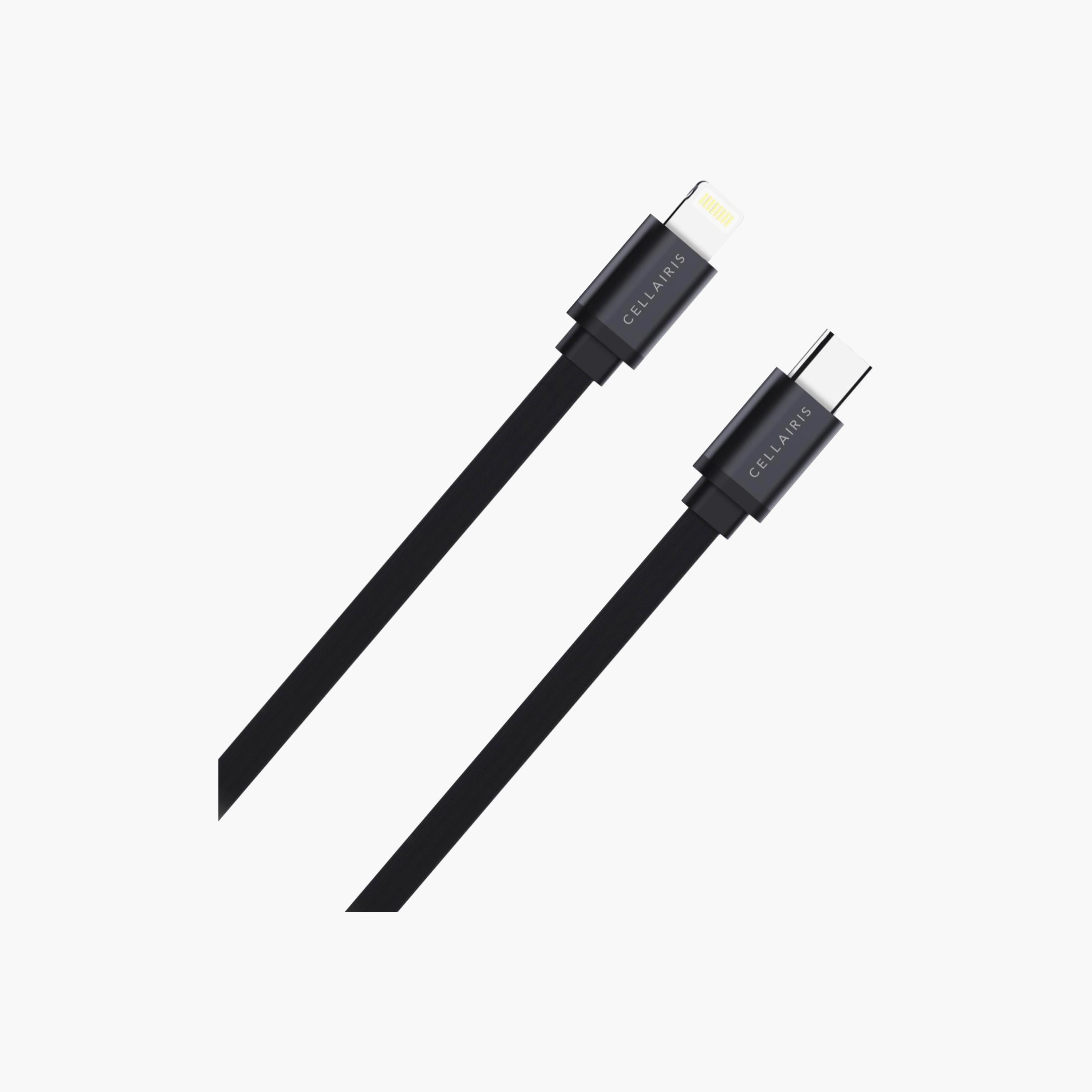 كابل سيلايريس فلات سيريز PD النوع-C إلى لايتنينج أسود | M-FCP03067-electronics-accessories-mobileaccesories-image-2