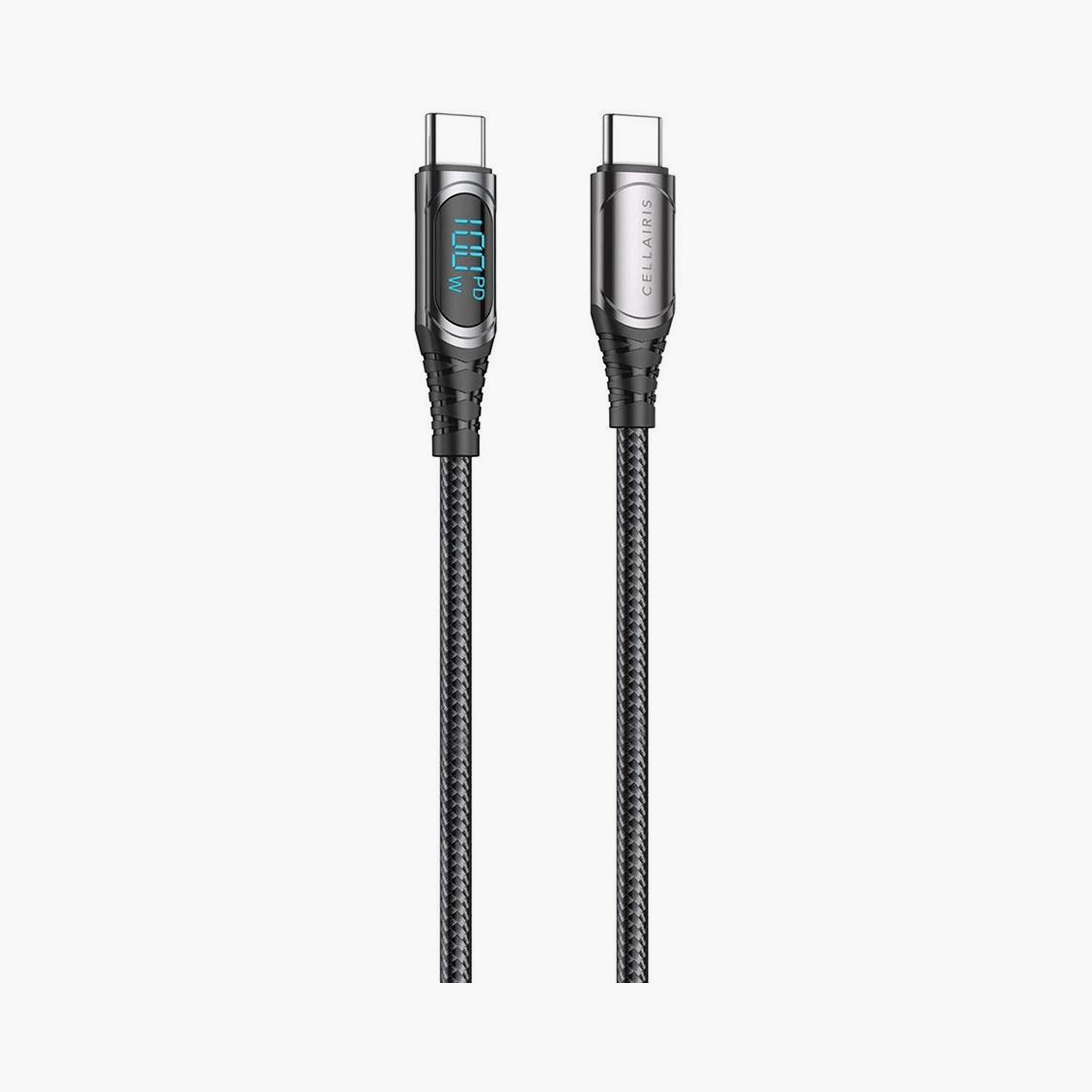 Cellairis USB-C Cable 1.2M Black | M-CBLLEDCCBK-electronics-accessories-mobileaccesories-image-1