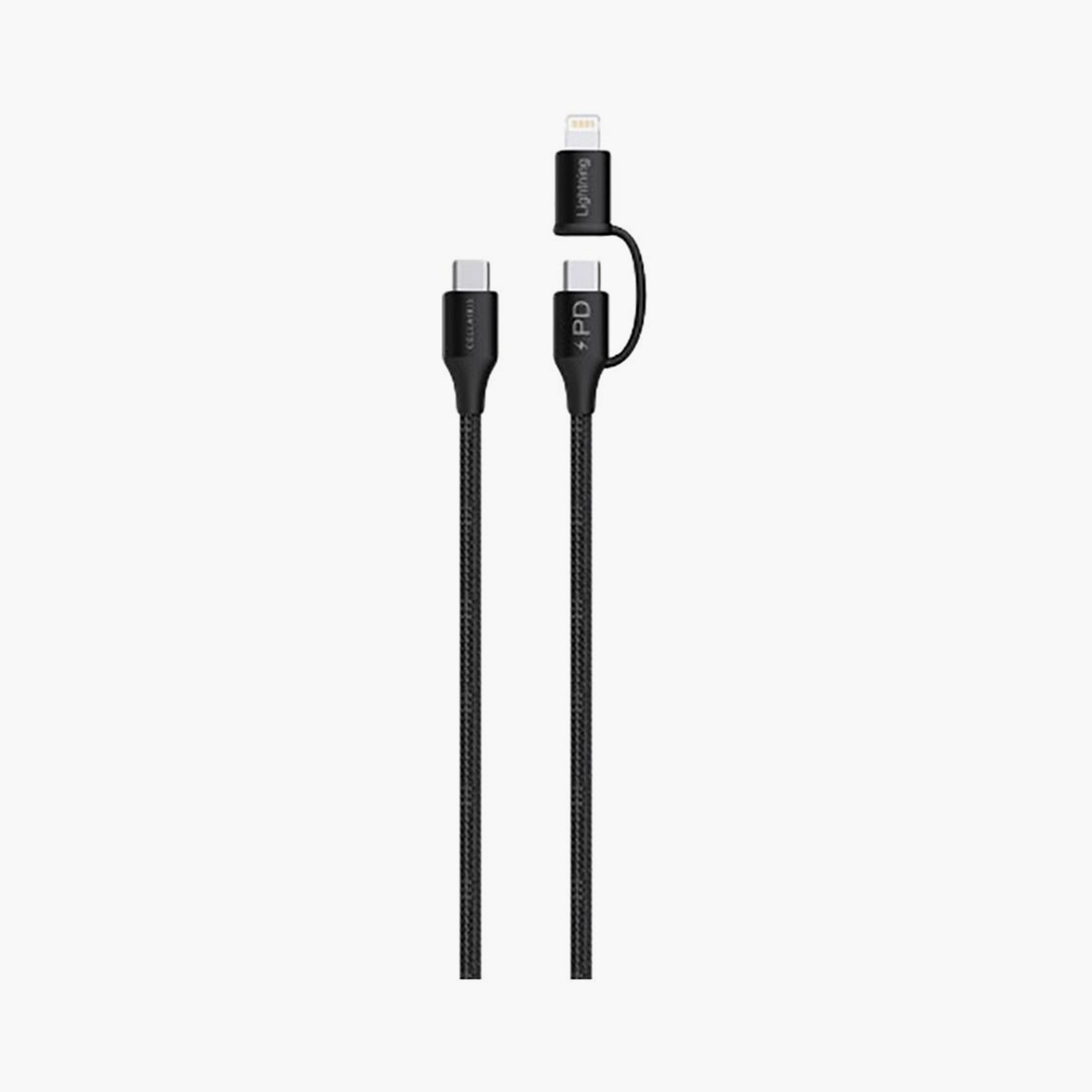 Cellairis 2-in-1 USB Cable 1M Black | M-NCD02896-electronics-accessories-mobileaccesories-image-1
