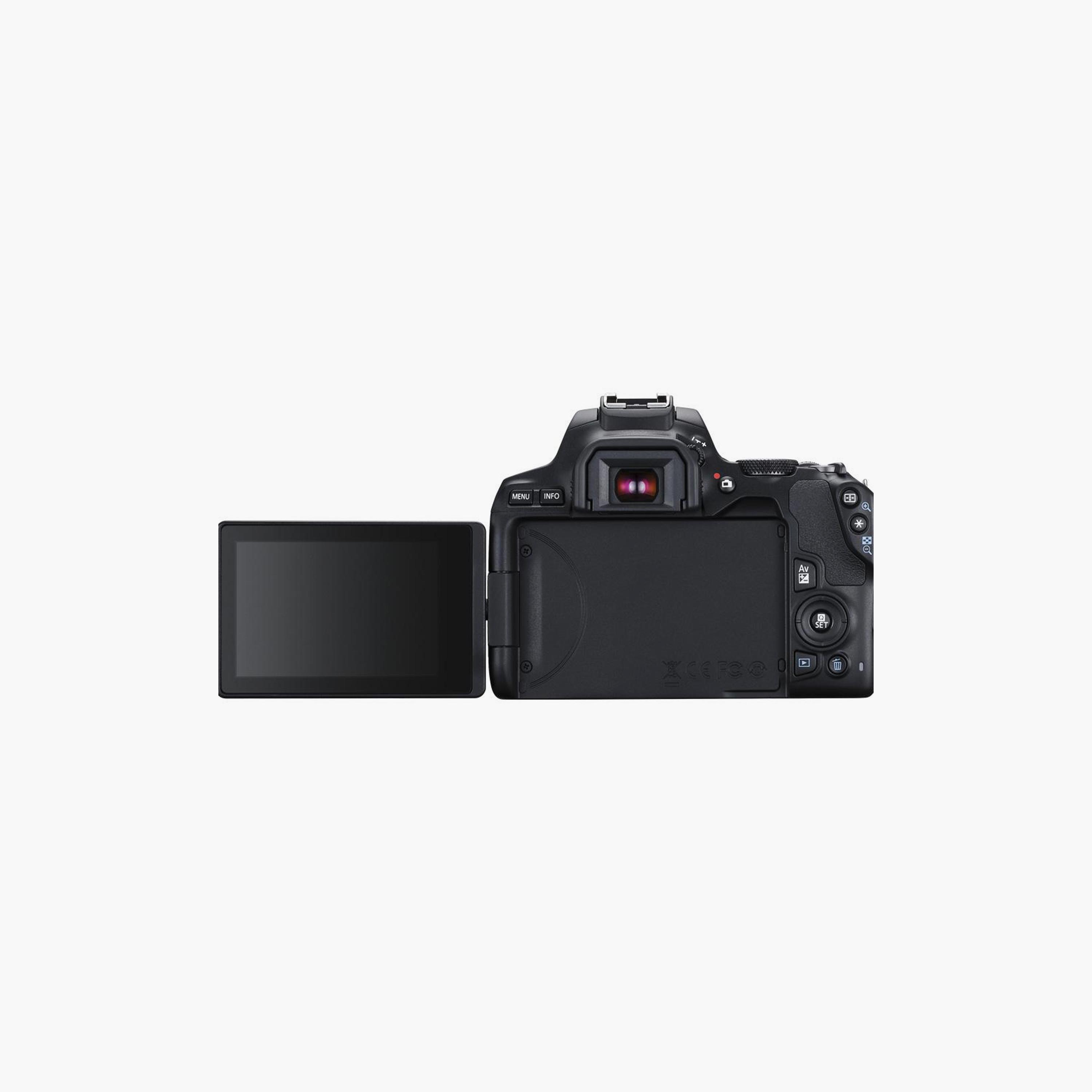 Canon EOS250D DSLR Camera 24.1 MP EFS 18-55 DC III Lens APS-C Sensor 4K Touchscreen Wi-Fi Bluetooth-electronics-camera-image-3