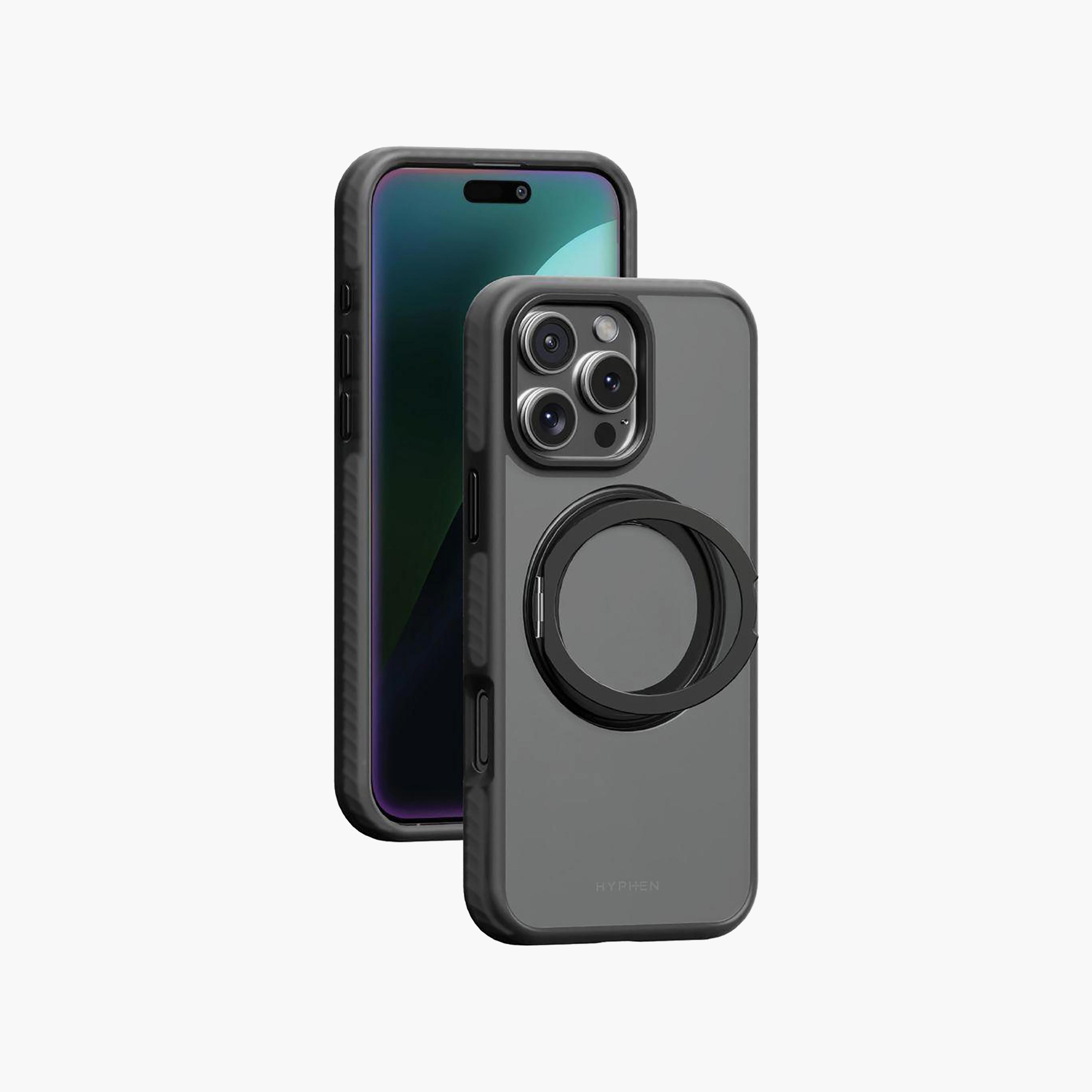 Hyphen AXEL Shockproof MagSafe Case for iPhone 16 Pro 6.3 with Ring Stand and Lanyard Strap-electronics-accessories-mobileaccesories-image-1
