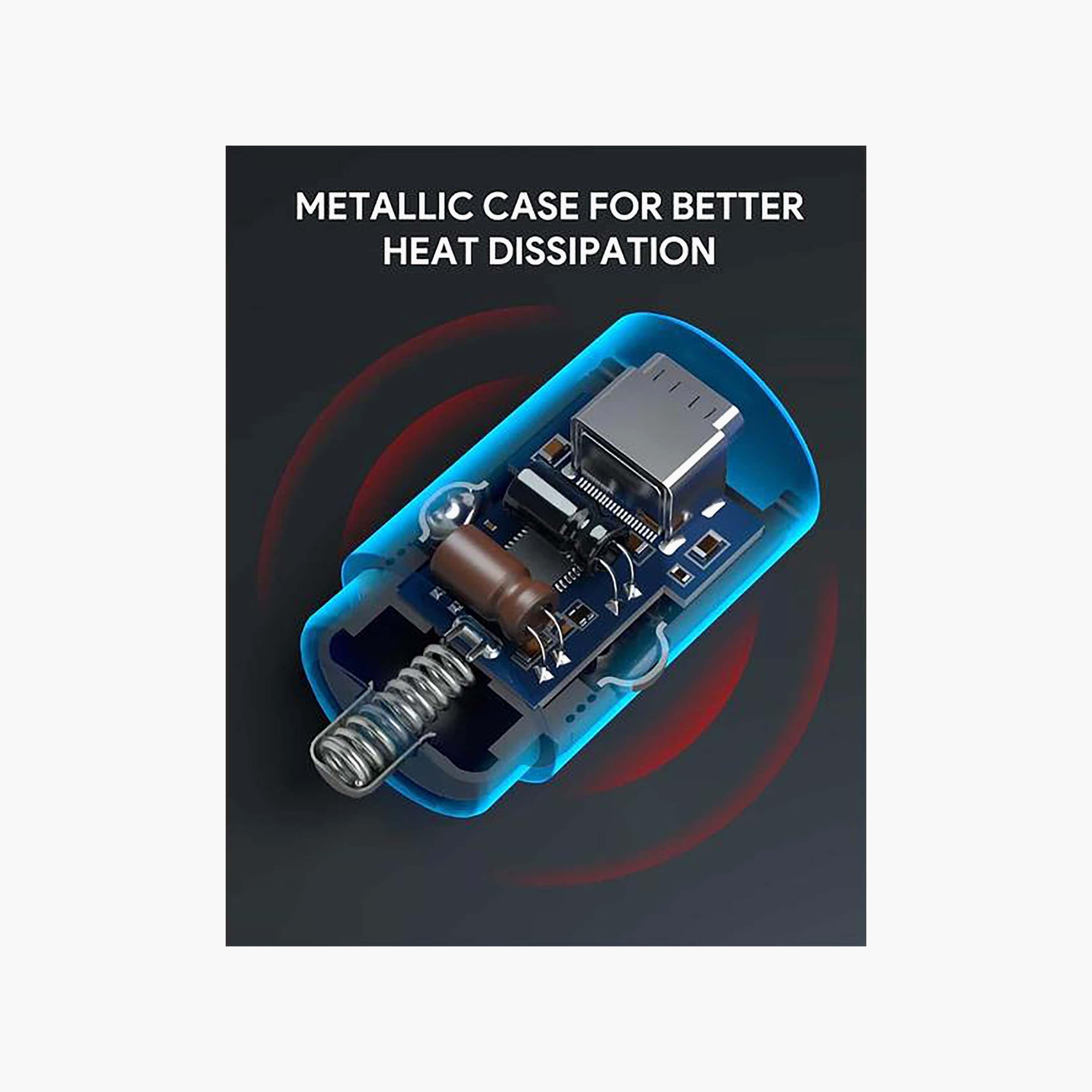 شاحن سيارة أويكي ثنائي المنفذ بقوة 30 واط، أسود | CC-A4-electronics-accessories-mobileaccesories-image-2