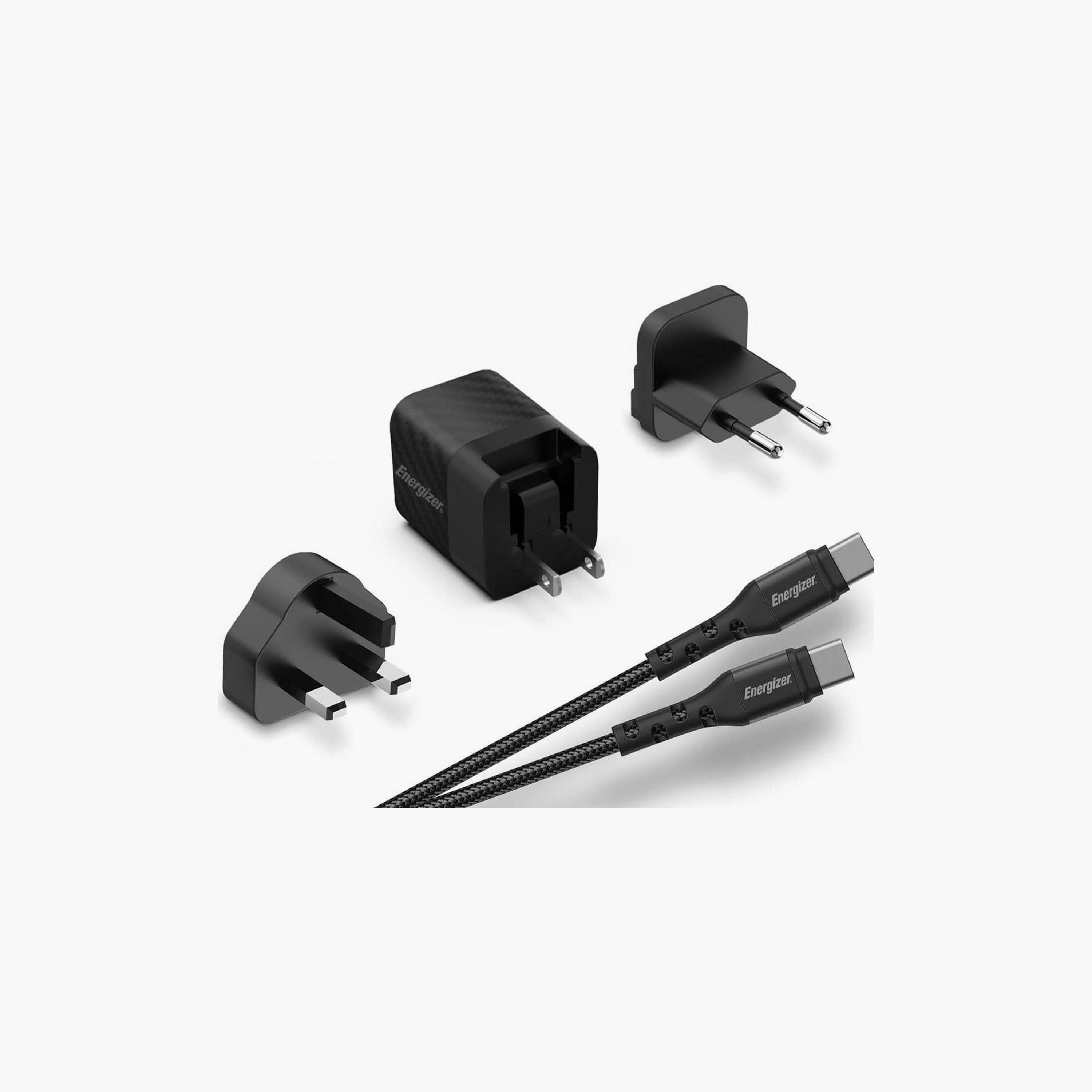 شاحن حائط إنرجايزر متعدد المنافذ، 38 واط، بتقنية PD QC3.0، مع كابل USB النوع-C | A38QMUC-electronics-accessories-mobileaccesories-image-3