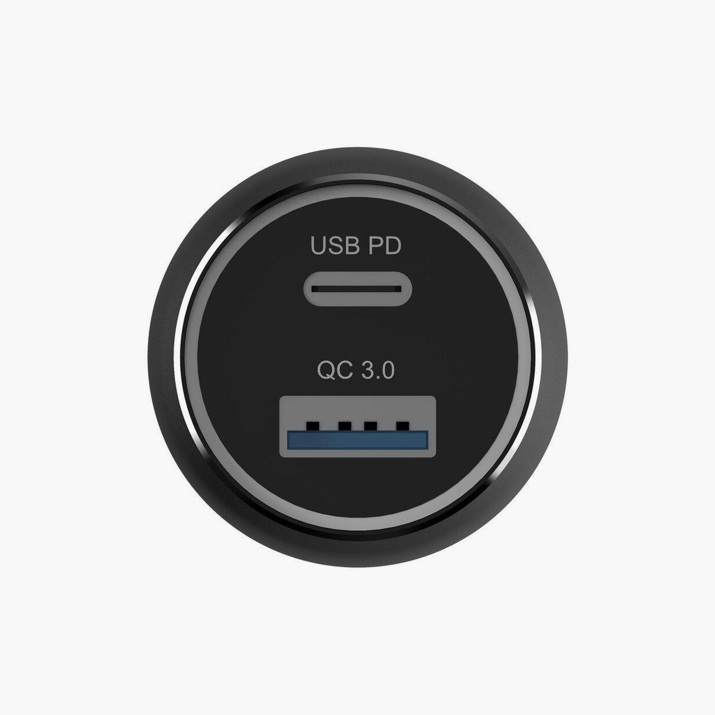 شاحن سيارة آدم إليمنتس أومنيا سي 1 برو، 83 واط، بمنفذي USB-C وUSB-A - أسود | APAADC1PROBK-electronics-accessories-mobileaccesories-image-2
