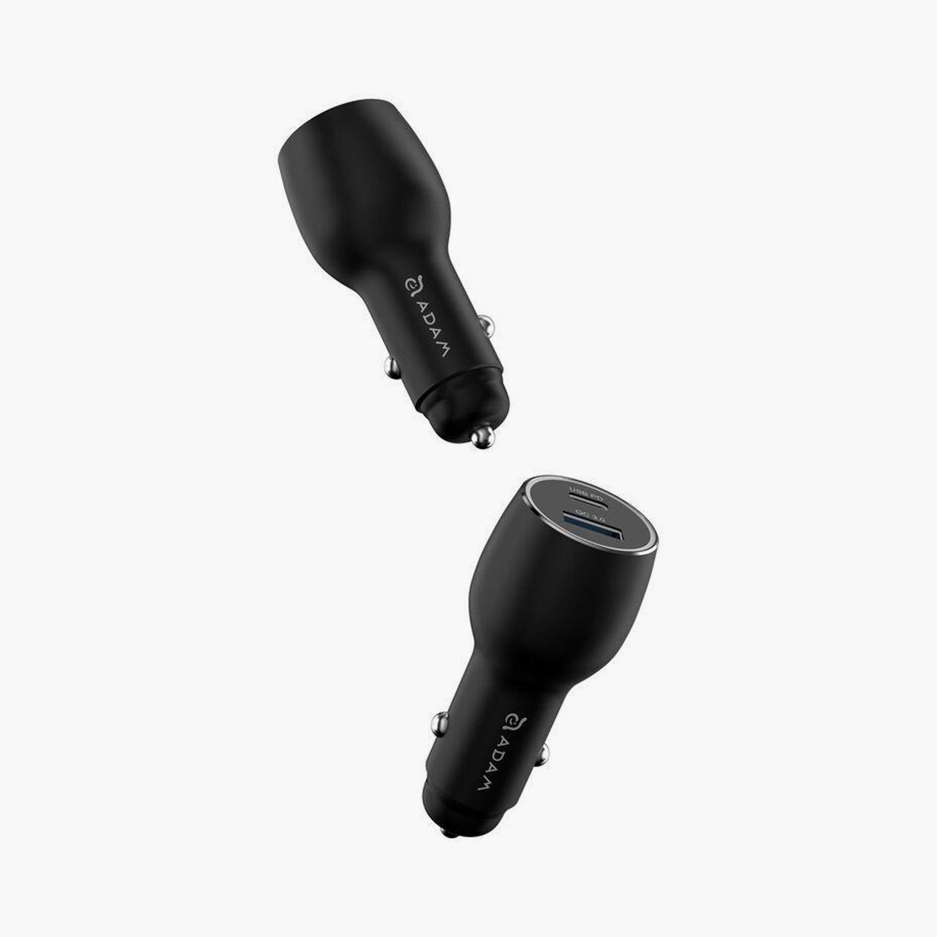 شاحن سيارة آدم إليمنتس أومنيا سي 1 برو، 83 واط، بمنفذي USB-C وUSB-A - أسود | APAADC1PROBK-electronics-accessories-mobileaccesories-image-3