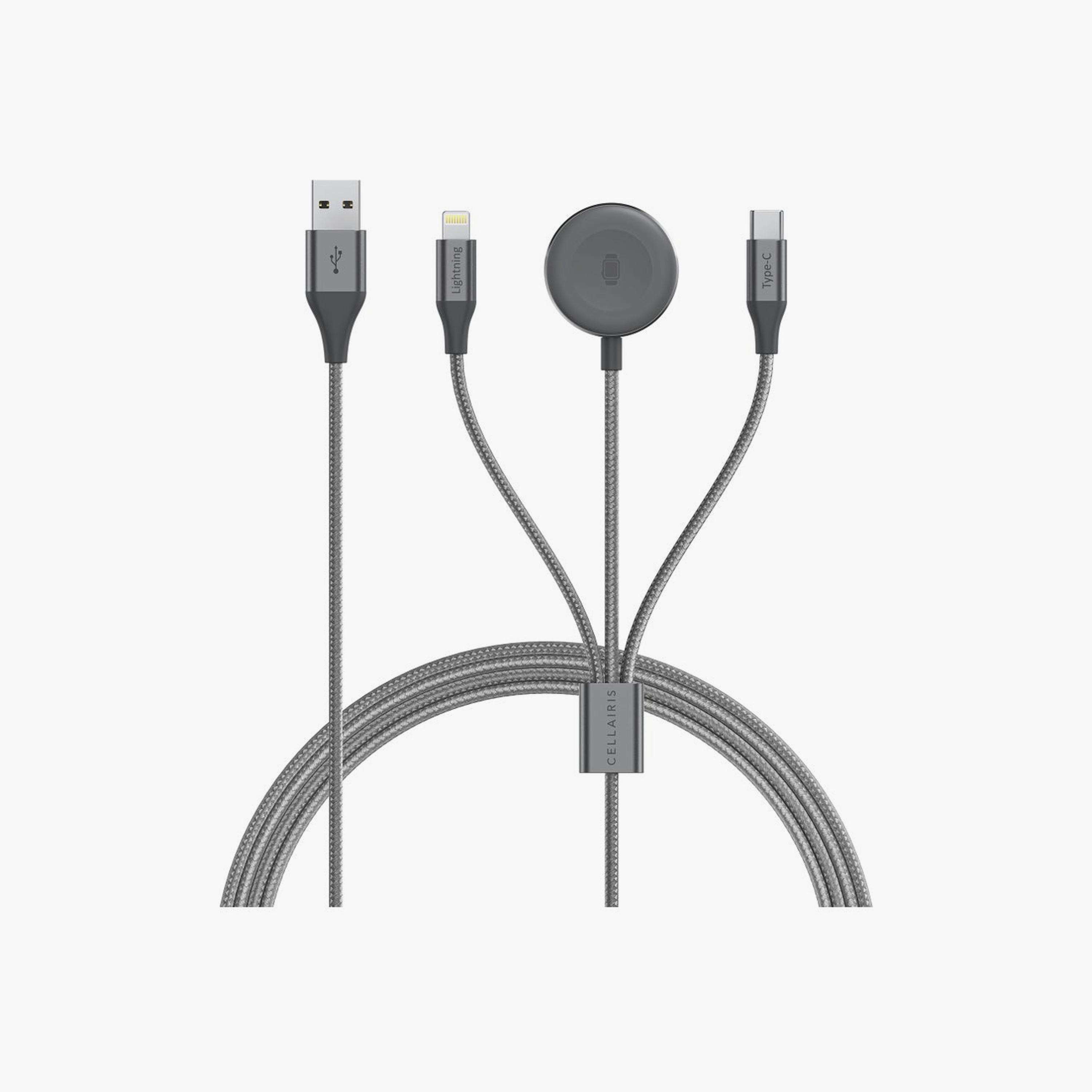 Cellairis Premium Nylon Cable 3-in-1 1.5M with Watch Charger | M-NCX03196-electronics-accessories-mobileaccesories-image-2