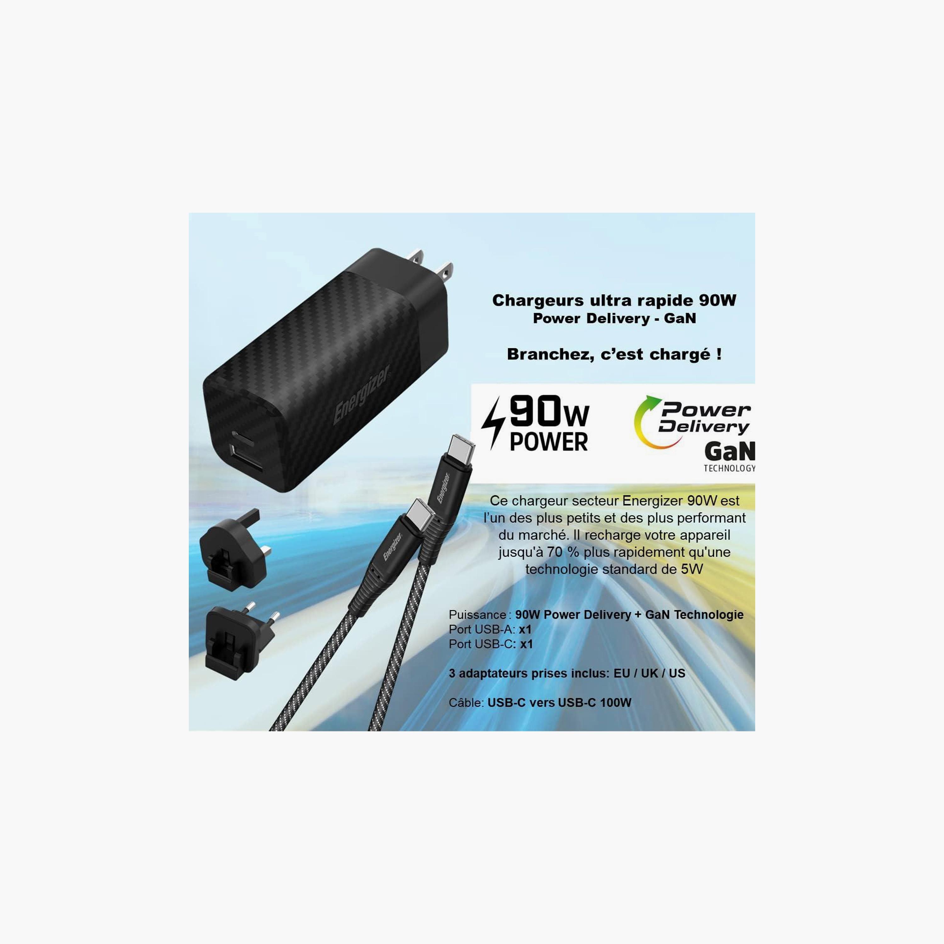 Energizer 90 W Fast Charger With UK-EU and US Adapter Black | A90MUC-electronics-accessories-mobileaccesories-image-5