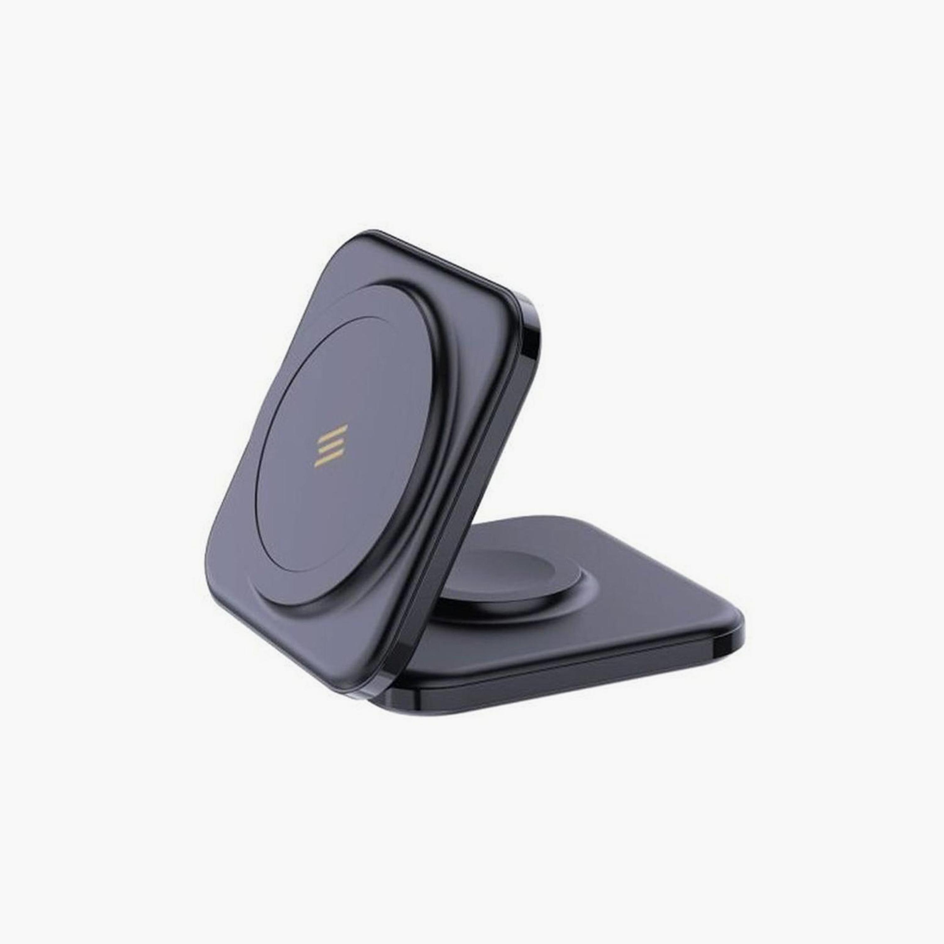 Smartix Premium Foldable Magnetic Wireless Charger Black | SFMWC-electronics-accessories-mobileaccesories-image-1
