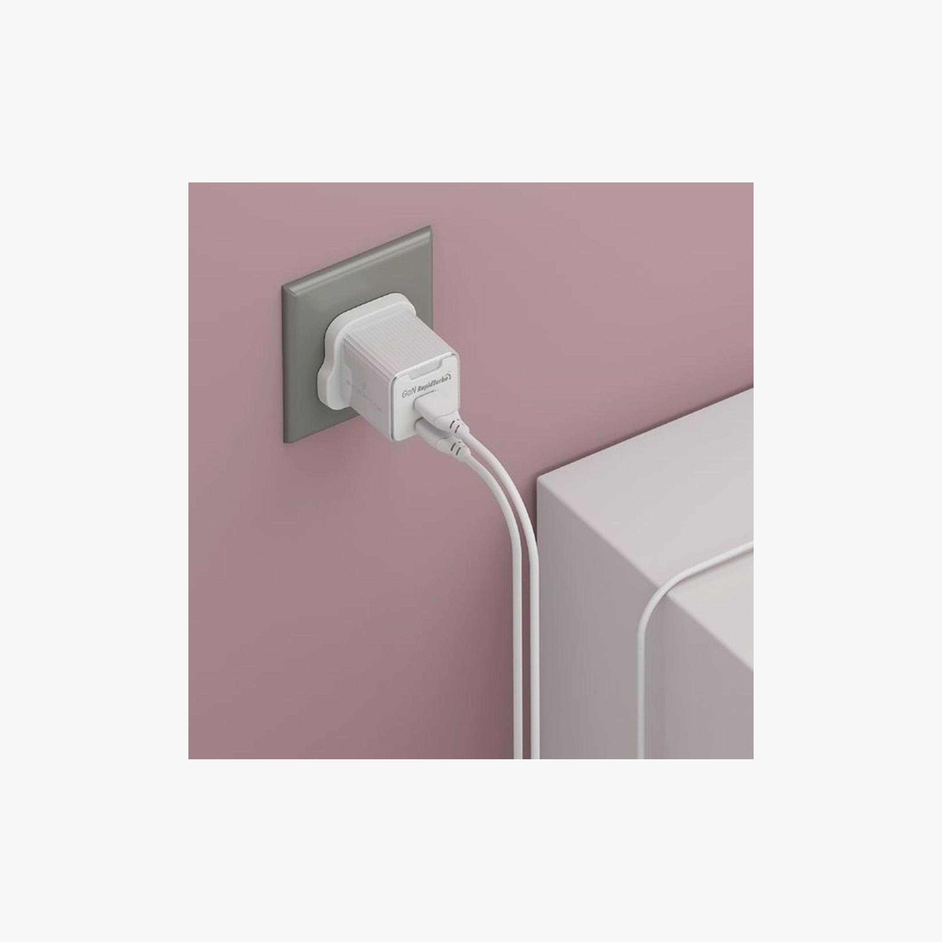 Smartix Premium UK Wall Adaptor 45W GAN White - Gen 2 | SXWA45WTS-electronics-accessories-mobileaccesories-image-2