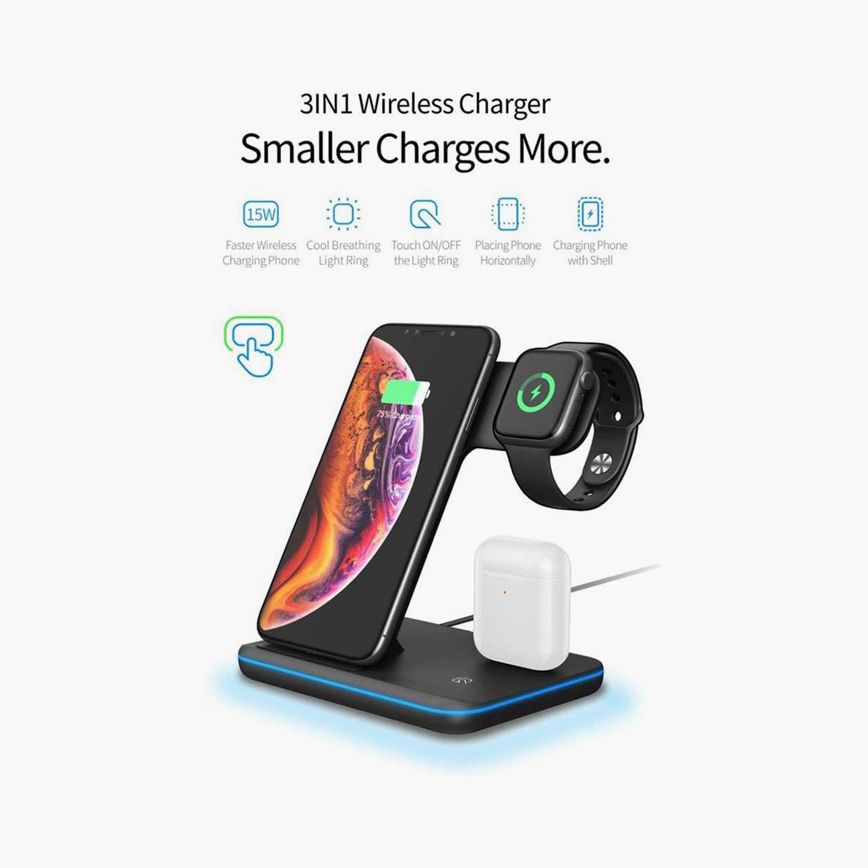 Trands 3-in-1 Wireless Desk Charger Black | TR-AD6953-electronics-accessories-mobileaccesories-image-3