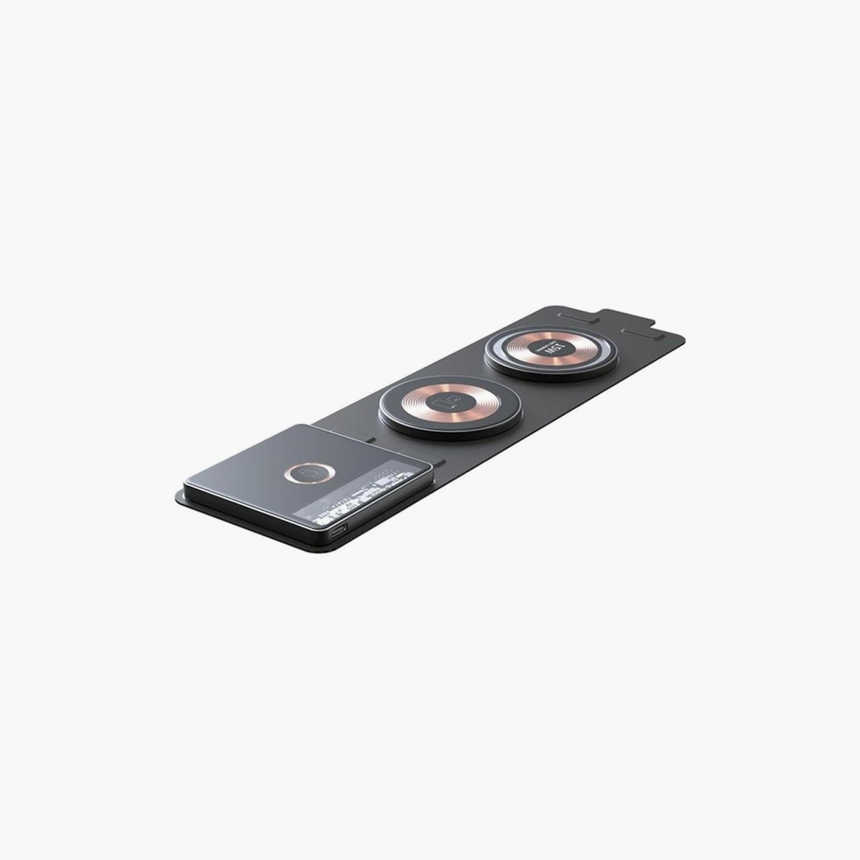 شاحن لاسلكي تراندز جلاسّي سيريز 3 في 1، أسود | TR-WC5675-electronics-accessories-mobileaccesories-image-1