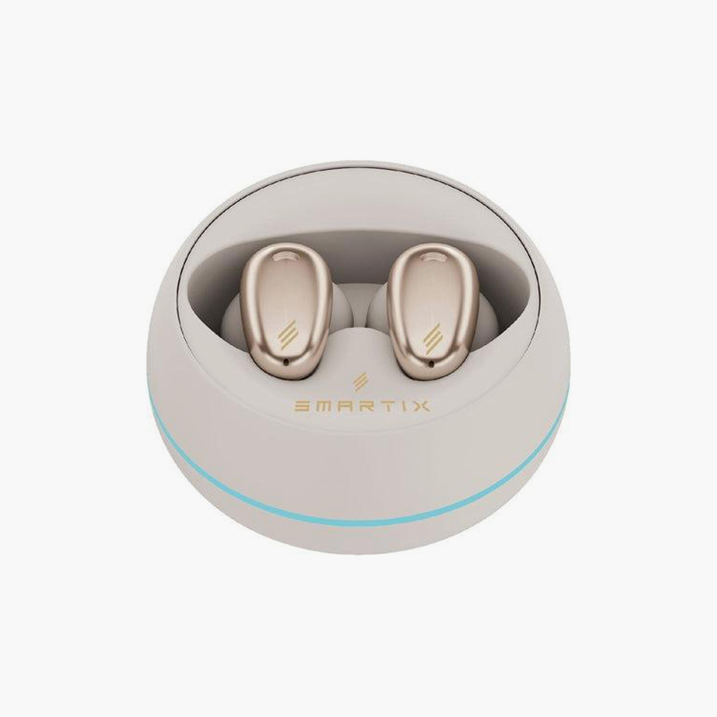سماعات أذن سمارتيكس بريميوم أتوم ANC باللون البيج | SBT07-electronics-headphonesandearphones-image-1
