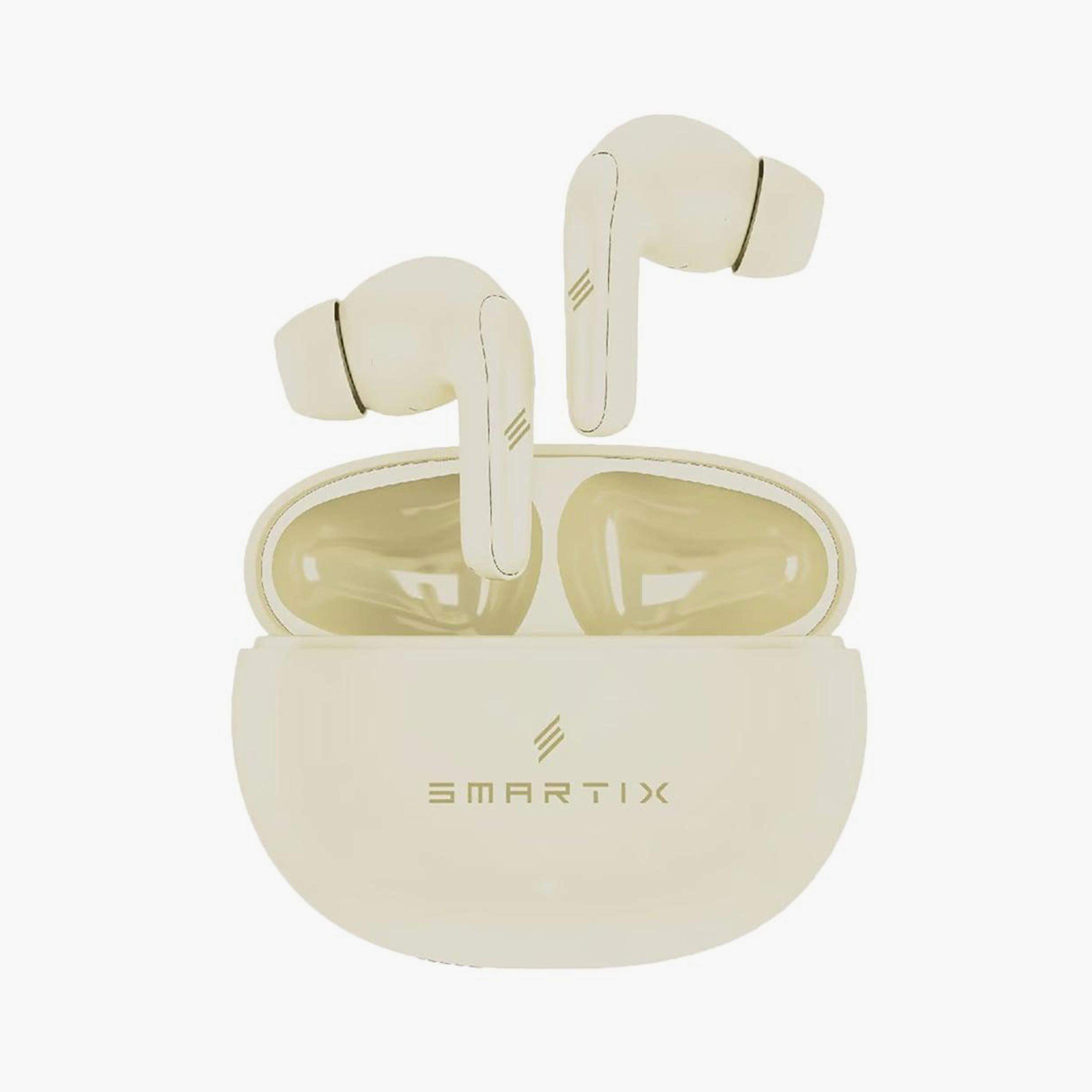 سماعات أذن لاسلكية سمارتيكس بريميوم ANC 1 باللون البيج | SWEN1W8-electronics-headphonesandearphones-image-1