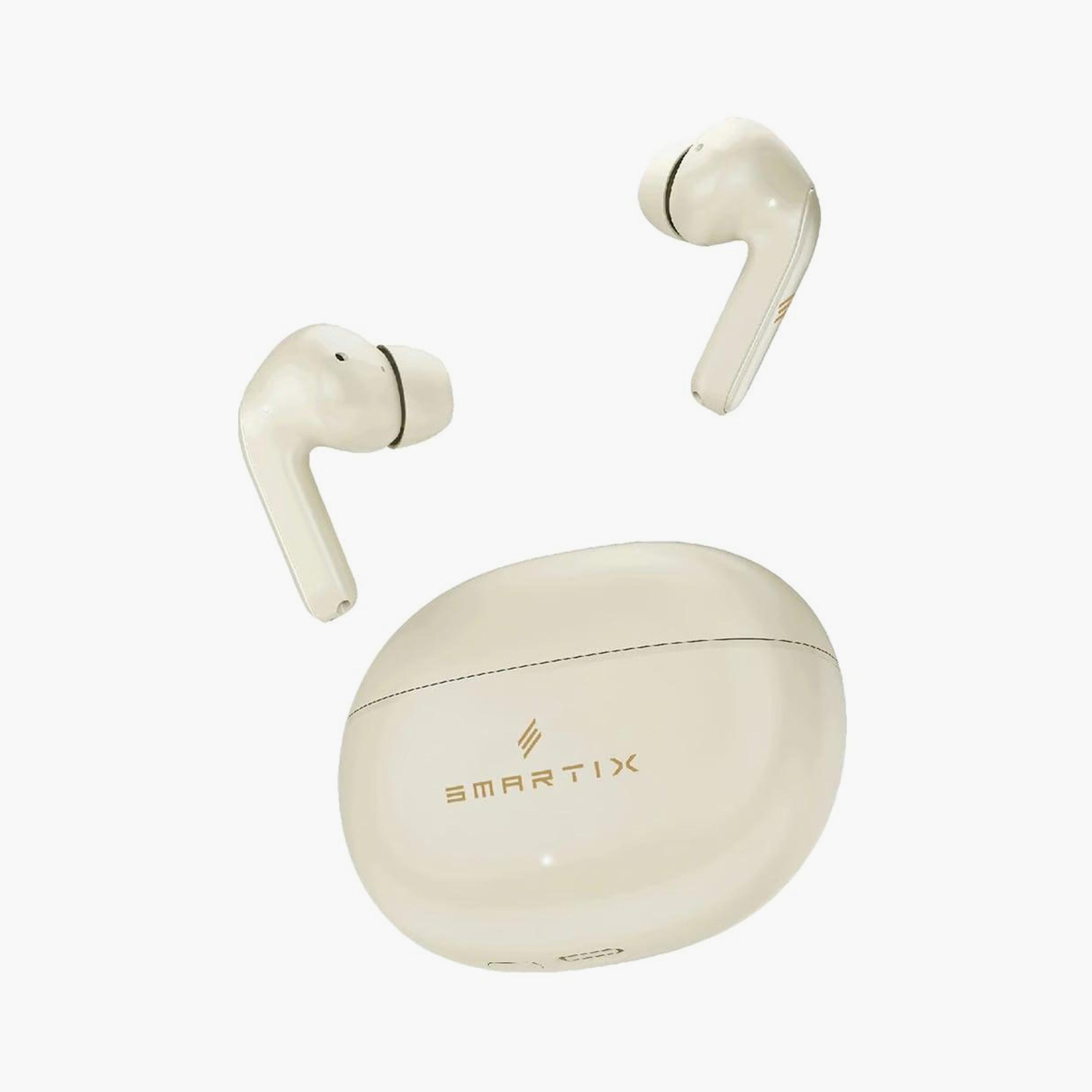 سماعات أذن لاسلكية سمارتيكس بريميوم ANC 1 باللون البيج | SWEN1W8-electronics-headphonesandearphones-image-2