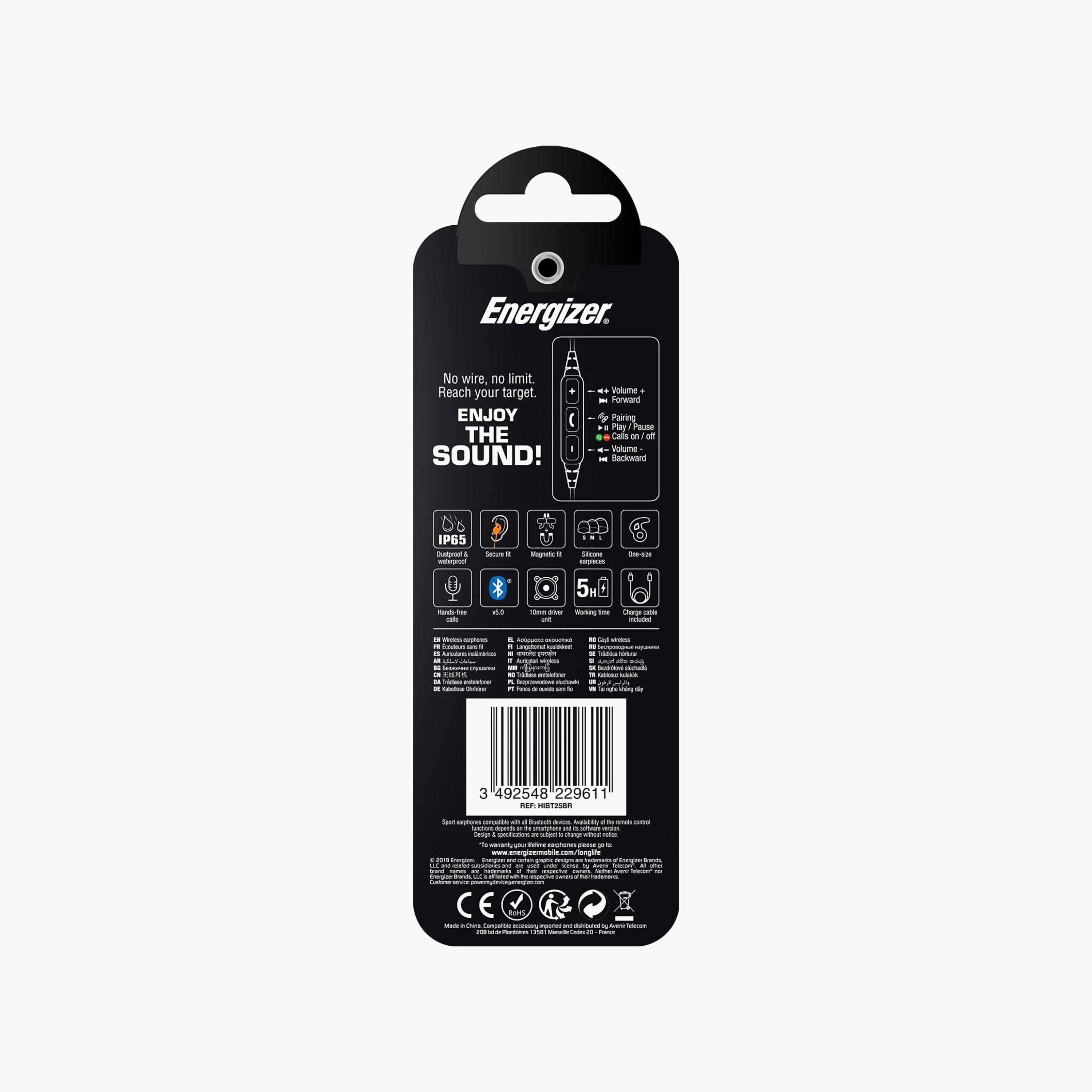سماعة أذن بلوتوث إنرجايزر سوداء | HIBT25BR-electronics-headphonesandearphones-image-4