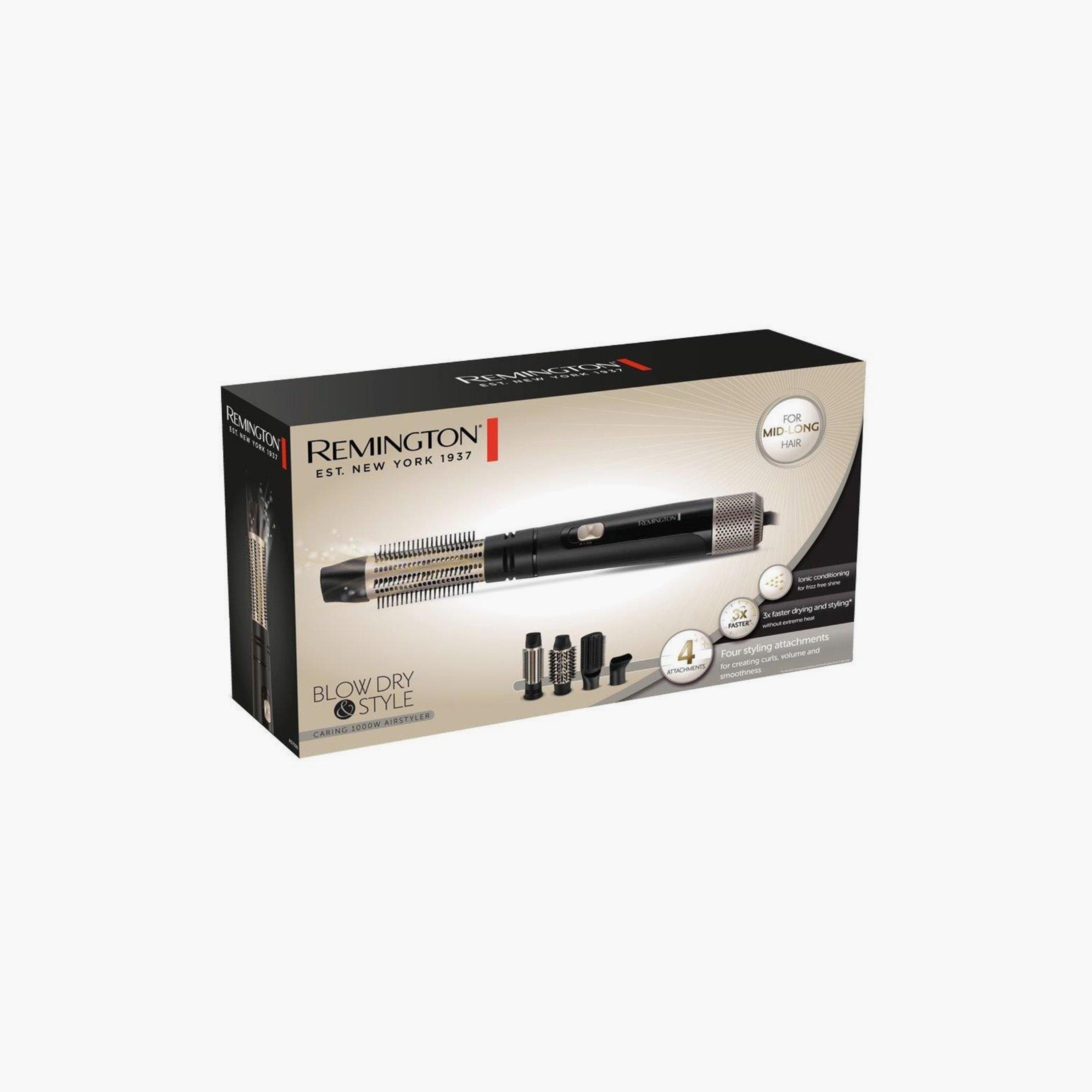 Remington Blow Dry And Style Caring 1000W Hairstyler Black | REAS7500-beautyandpersonalcare-appliances-hairstylingtools-curlingandstyler-image-3