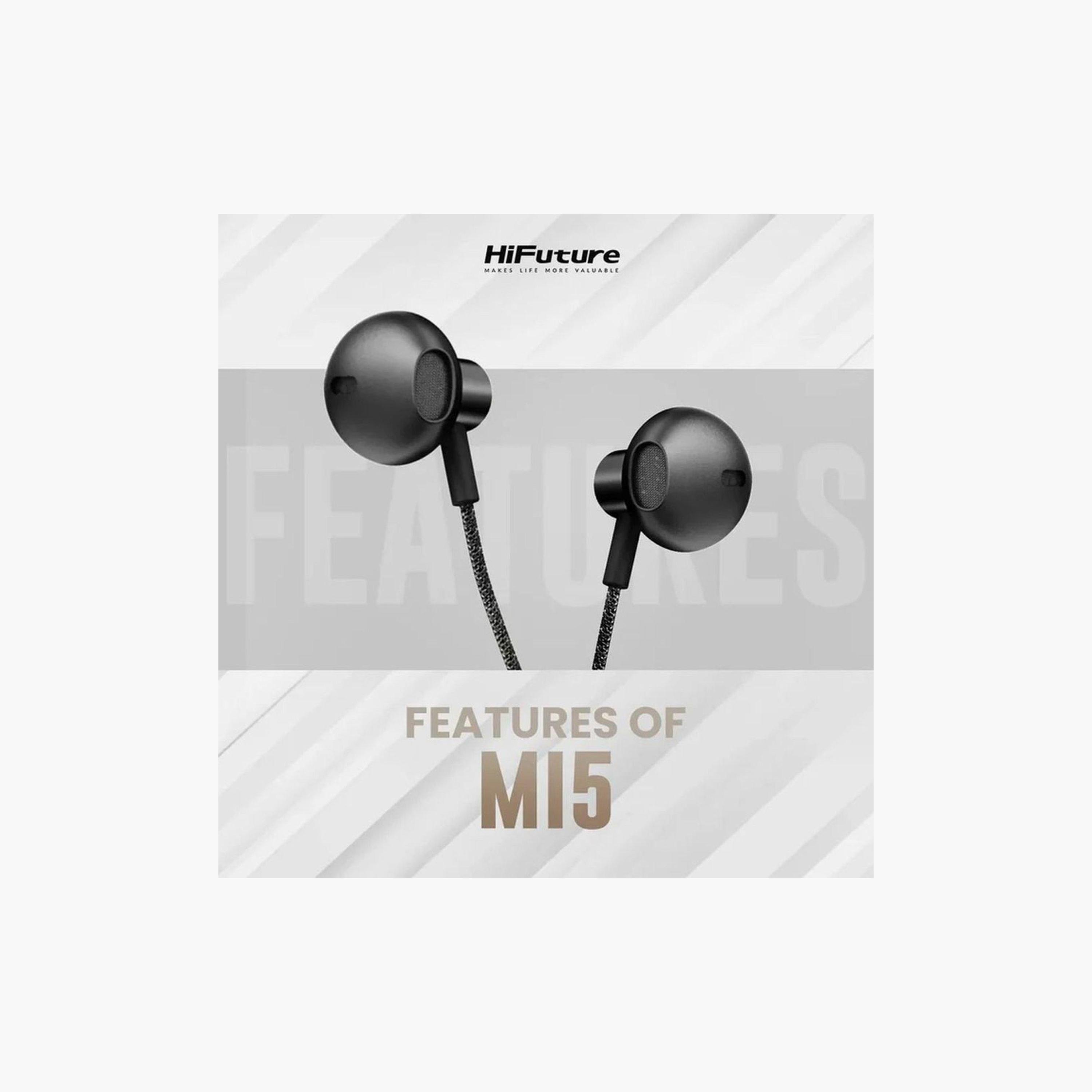 سماعات أذن سلكية هاي فيوتشر سوداء | MI5-electronics-headphonesandearphones-image-2