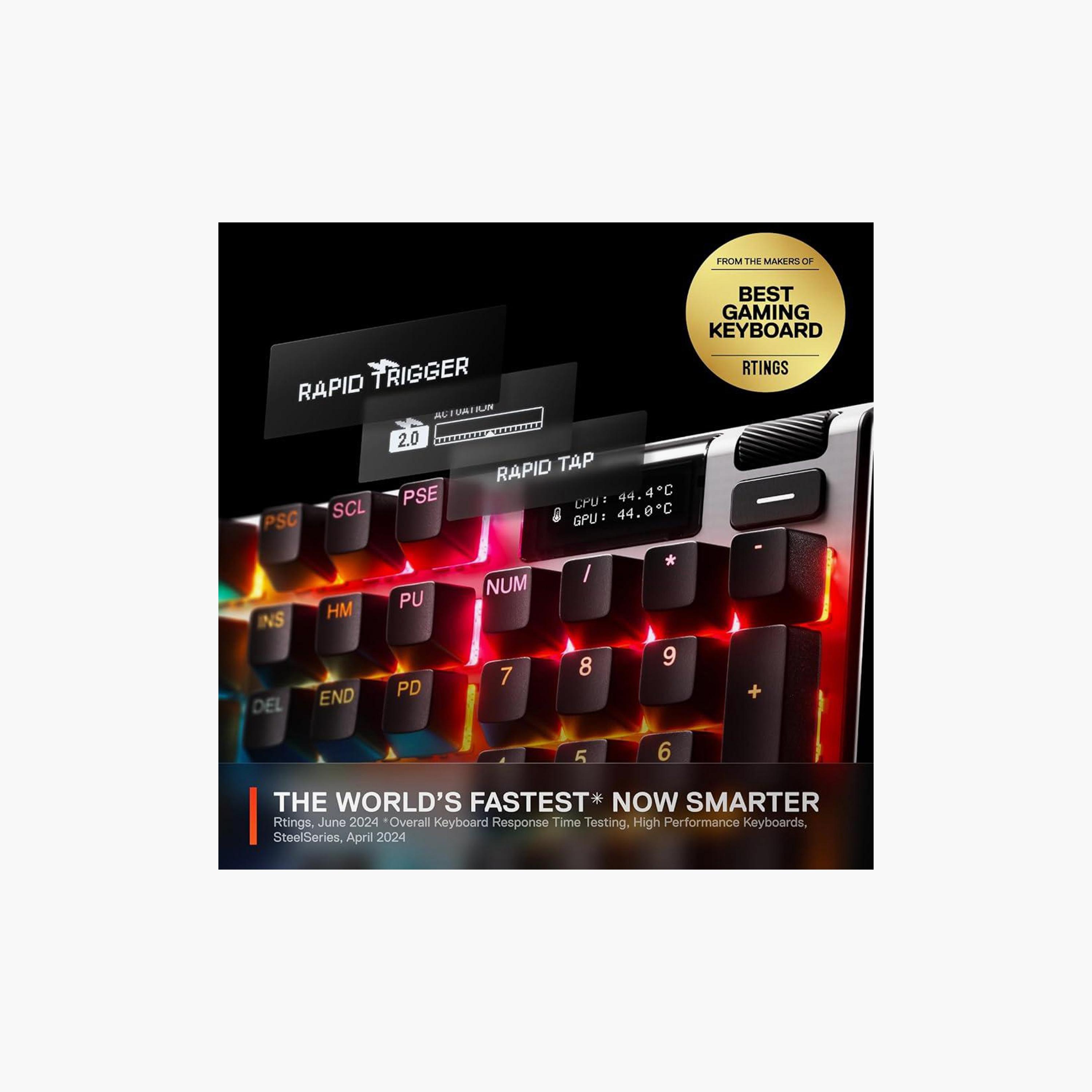 SteelSeries Apex Pro Gen 3 Gaming Keyboard Black | 64660-electronics-accessories-computeraccesories-image-2