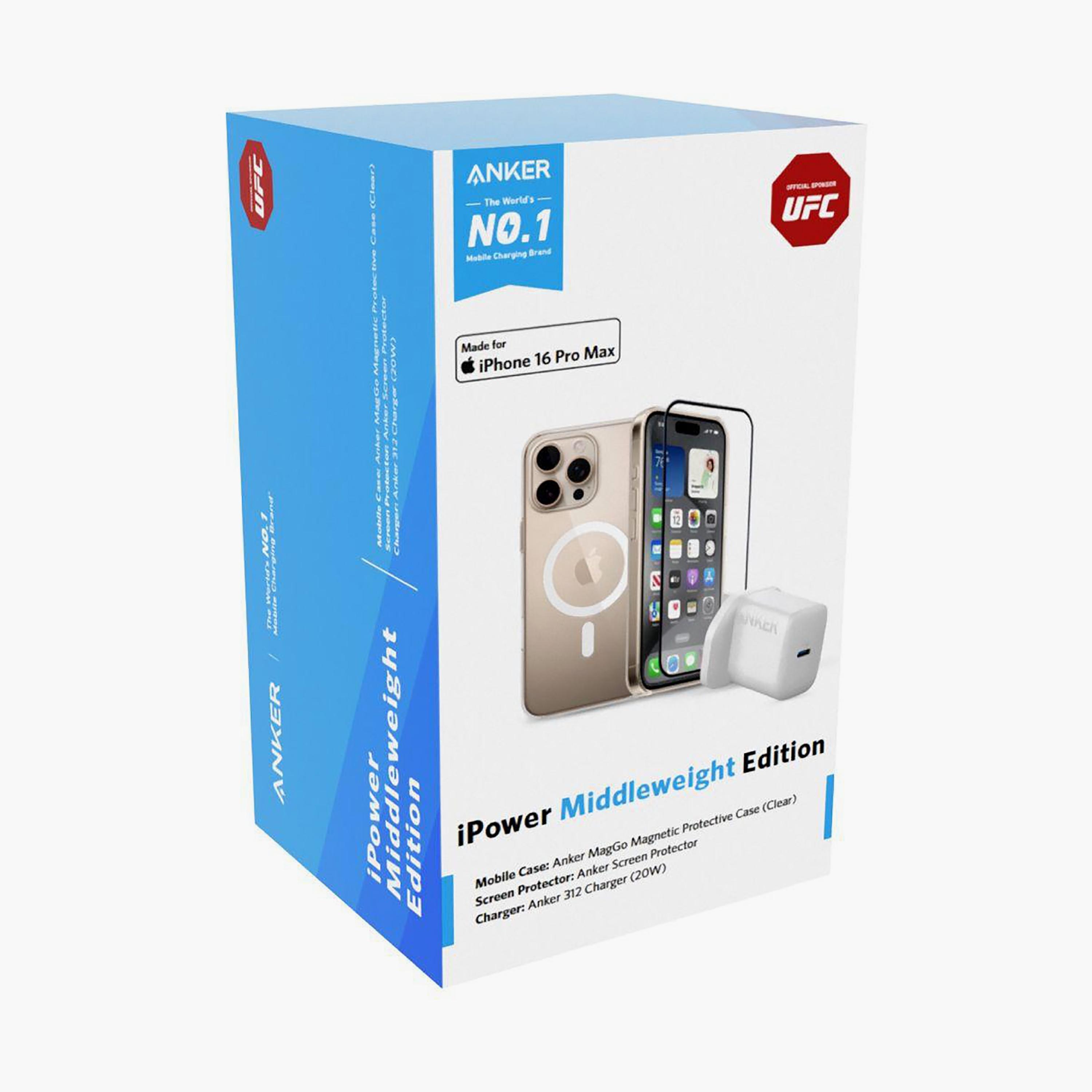 Anker iPower Bundle Middle Weight Edition - iPhone 16 Pro (20W Charger + Screen Protector + Cover)-electronics-accessories-mobileaccesories-image-2