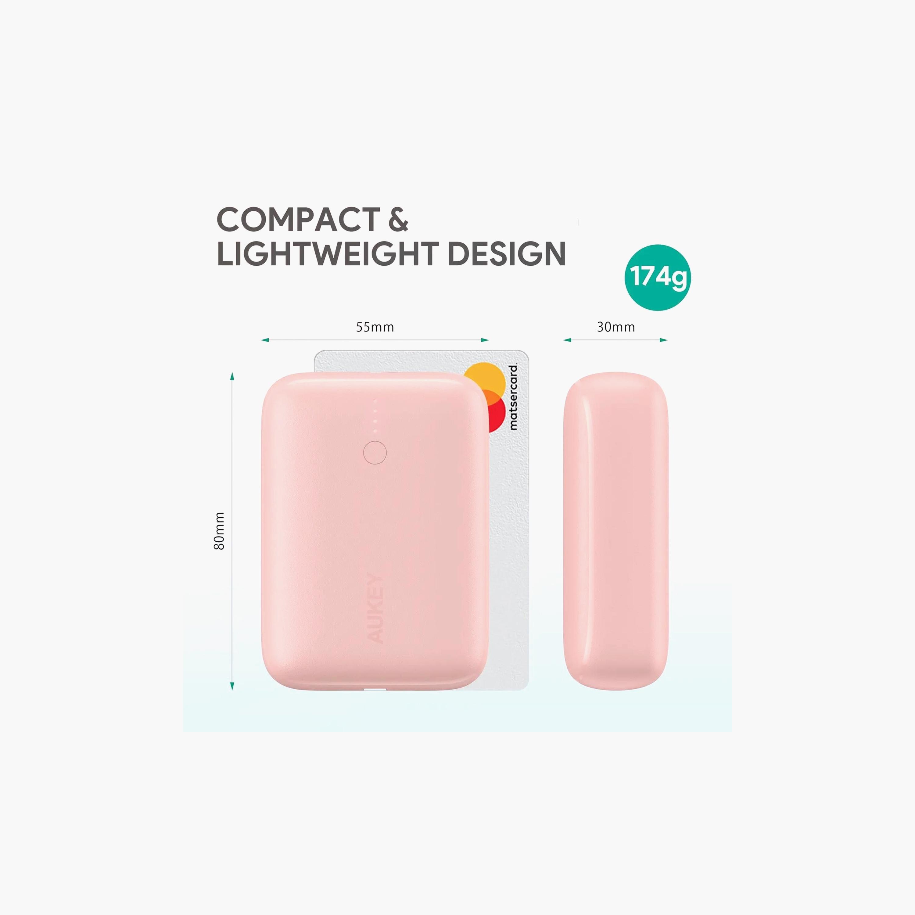 Aukey Power Bank 10000mAh Pink | PB-N83S-electronics-accessories-mobileaccesories-image-3