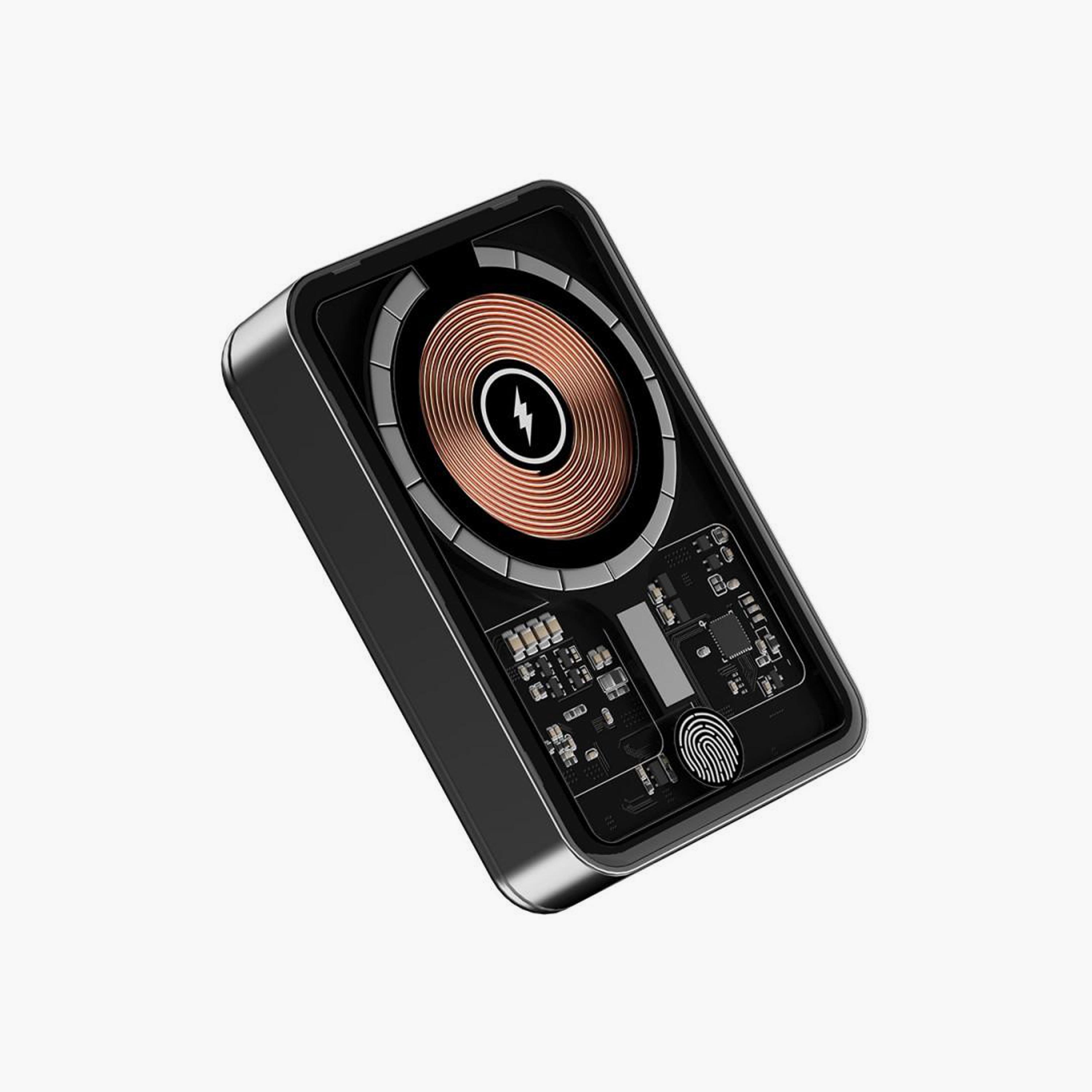 Trands Glassy Series 10000mAh Wireless Power Bank with Touch Sensor Black | TR-PB264-electronics-accessories-mobileaccesories-image-2