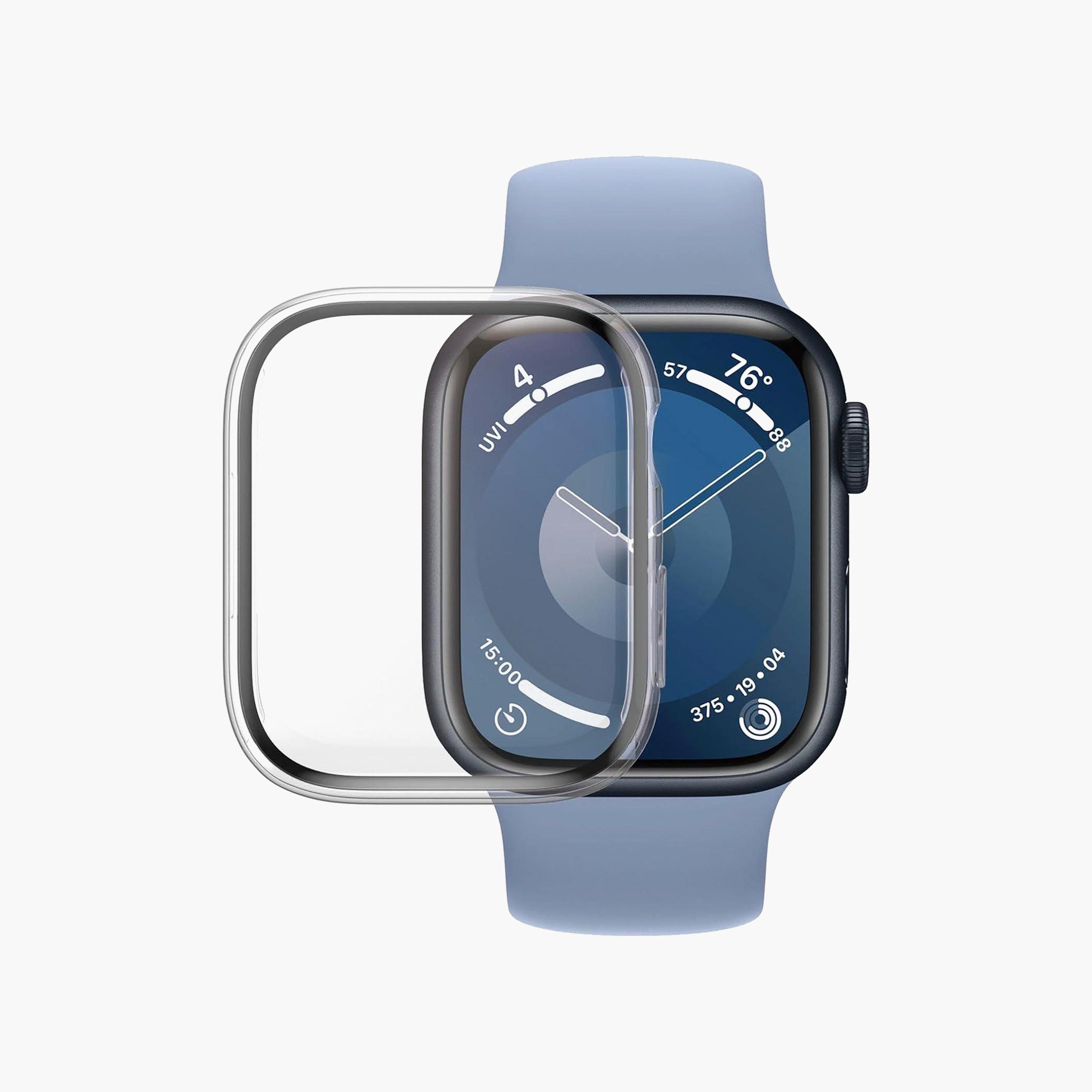 Panzer Glass Full Body Screen Protector with D3O for Apple Watch Series 9 2023 41mm Clear Frame-electronics-accessories-mobileaccesories-image-1