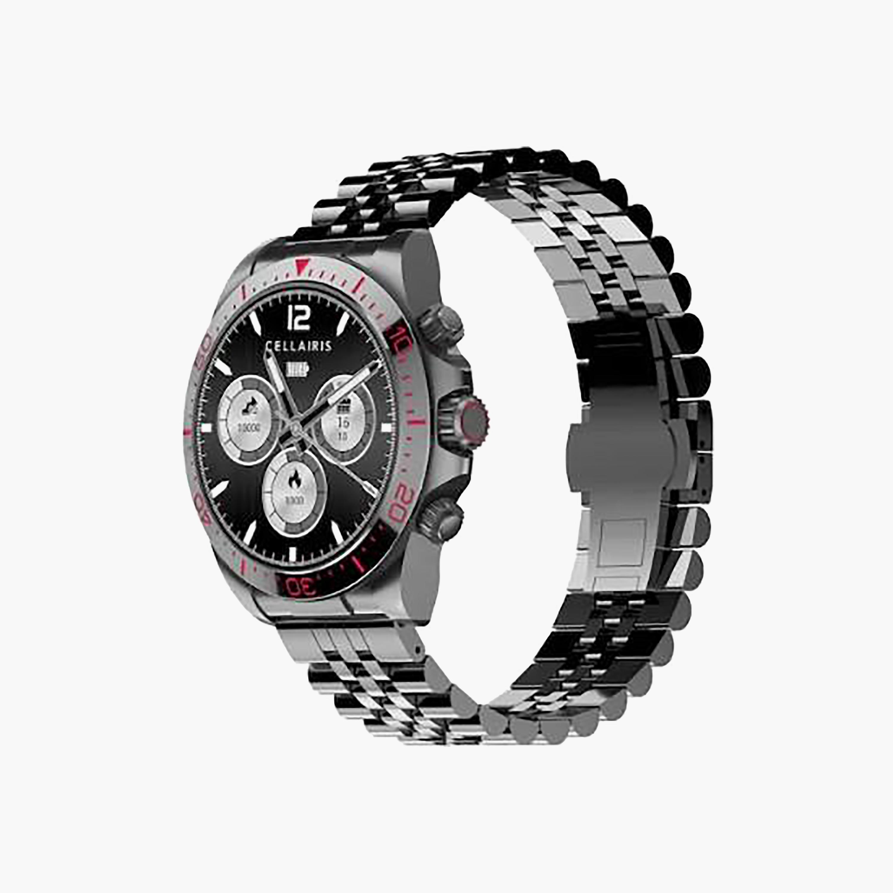 Cellairis Royce U Smart Watch With BT Calling Gun Metal | M-SWROYCEUGM-men-watchesandjewellery-watches-image-1