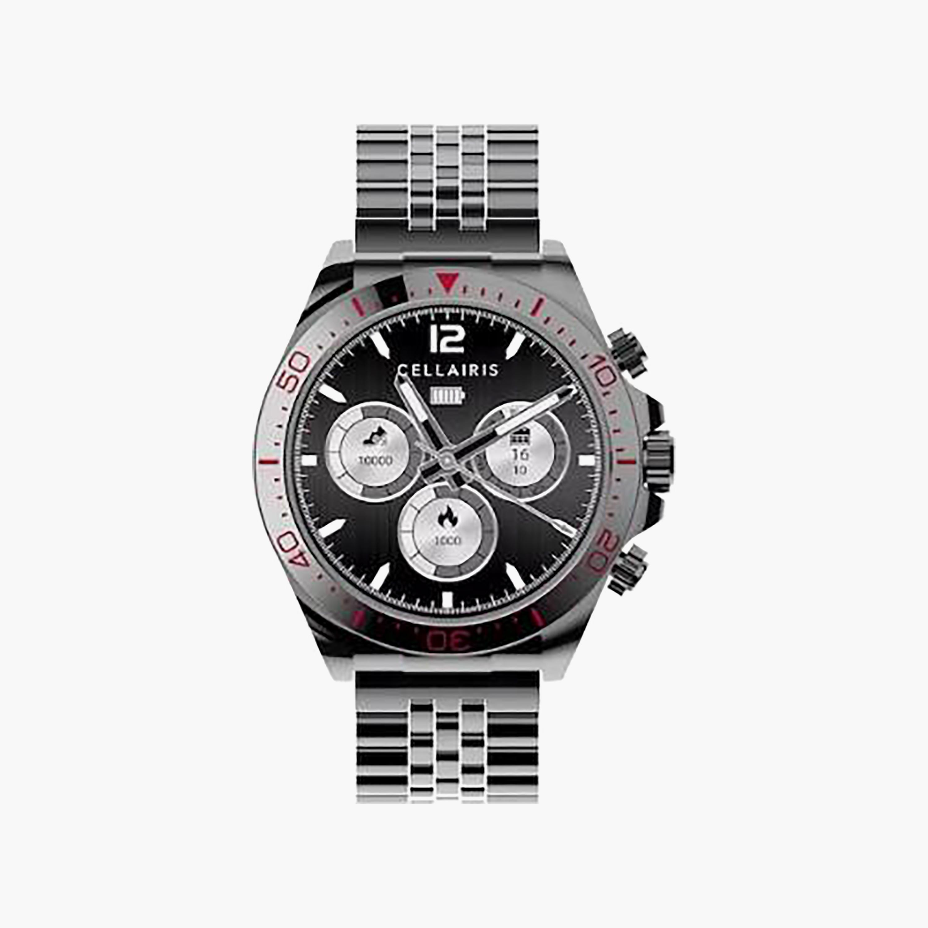 Cellairis Royce U Smart Watch With BT Calling Gun Metal | M-SWROYCEUGM-men-watchesandjewellery-watches-image-2