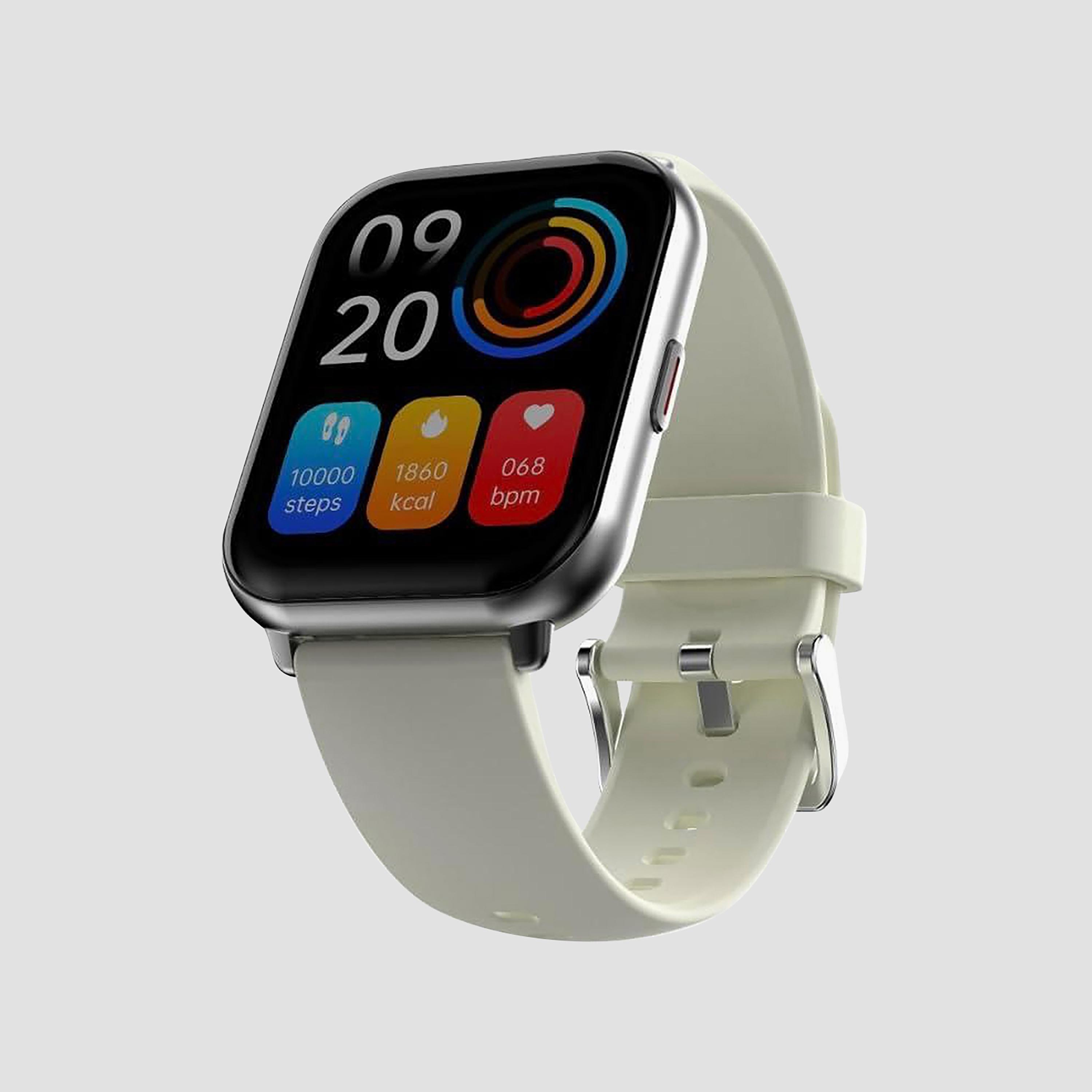 ساعة هاي فيوتشر فيوتشر زون 2 الذكية للاتصال عبر البلوتوث باللون الفضي والأبيض-men-watchesandjewellery-watches-image-1