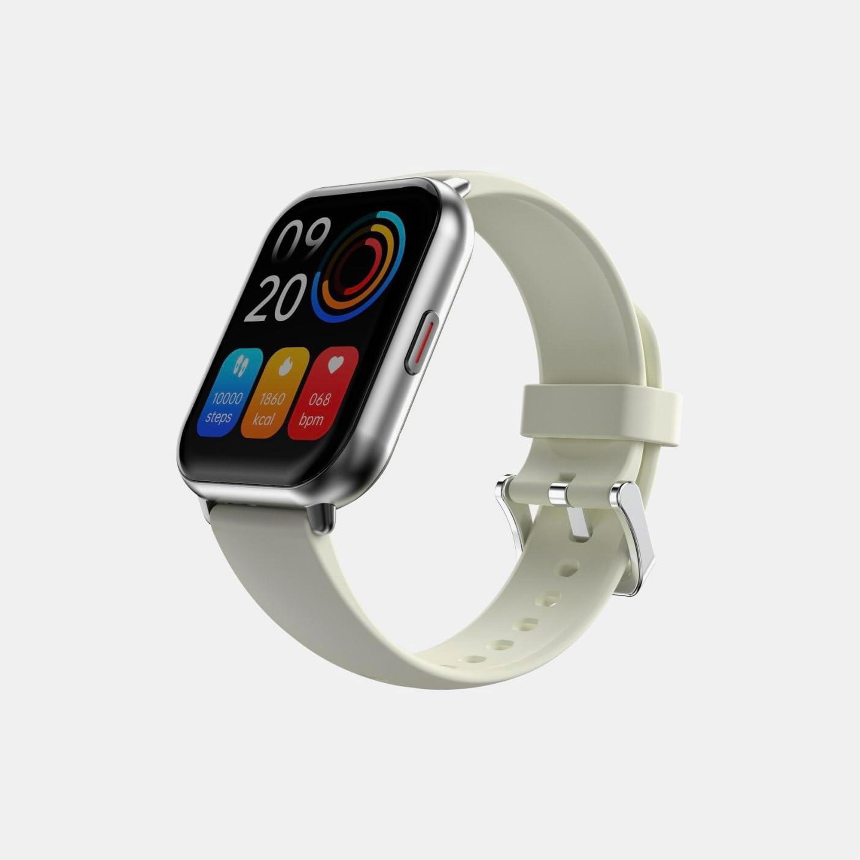 HiFuture Future Zone2 Bluetooth Calling Smart Watch Silver White-men-watchesandjewellery-watches-image-3