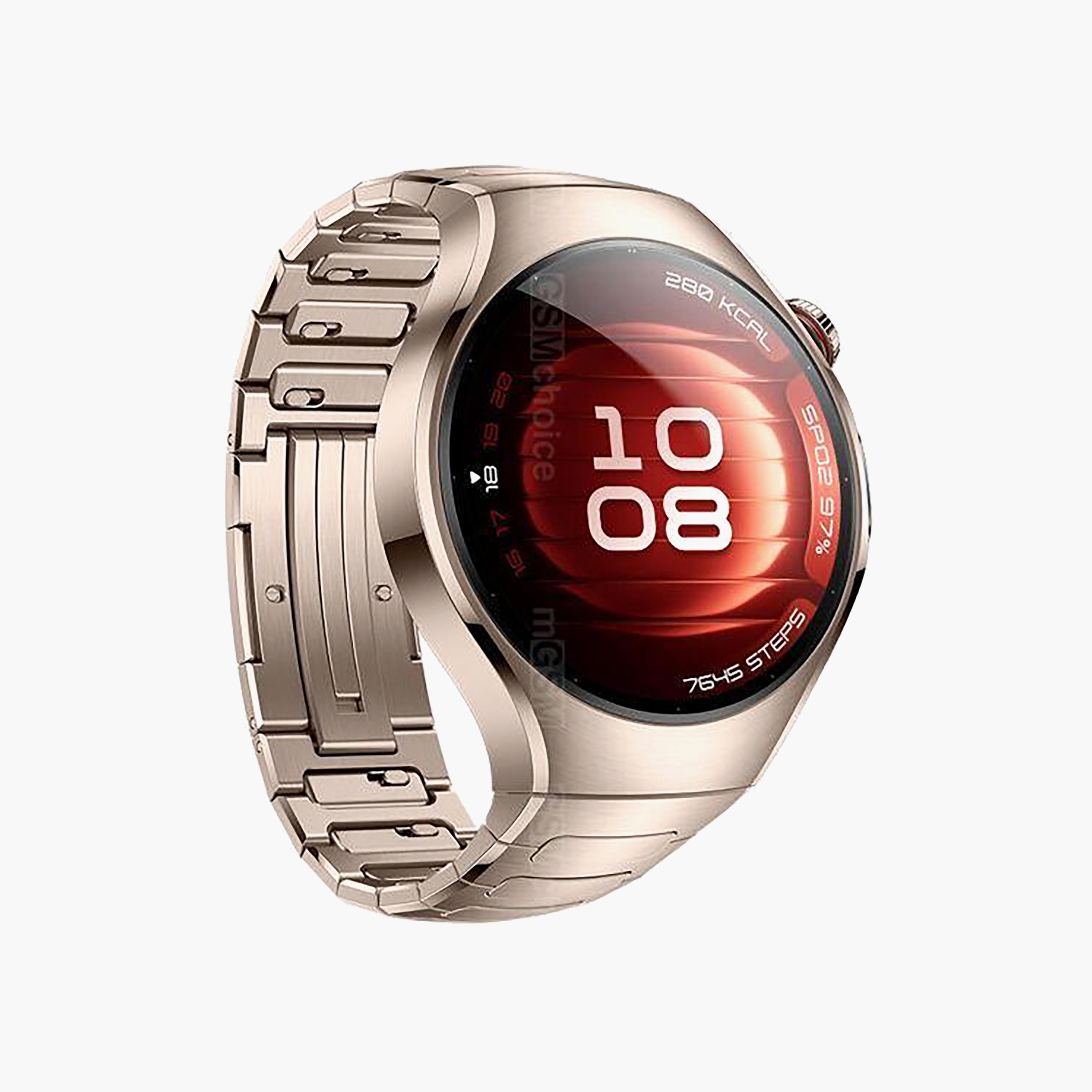 ساعة هواوي 5 بسوار ذهبي رملي مقاس 42 مم | HUW-WATCH5S-SGLD-men-watchesandjewellery-watches-image-2
