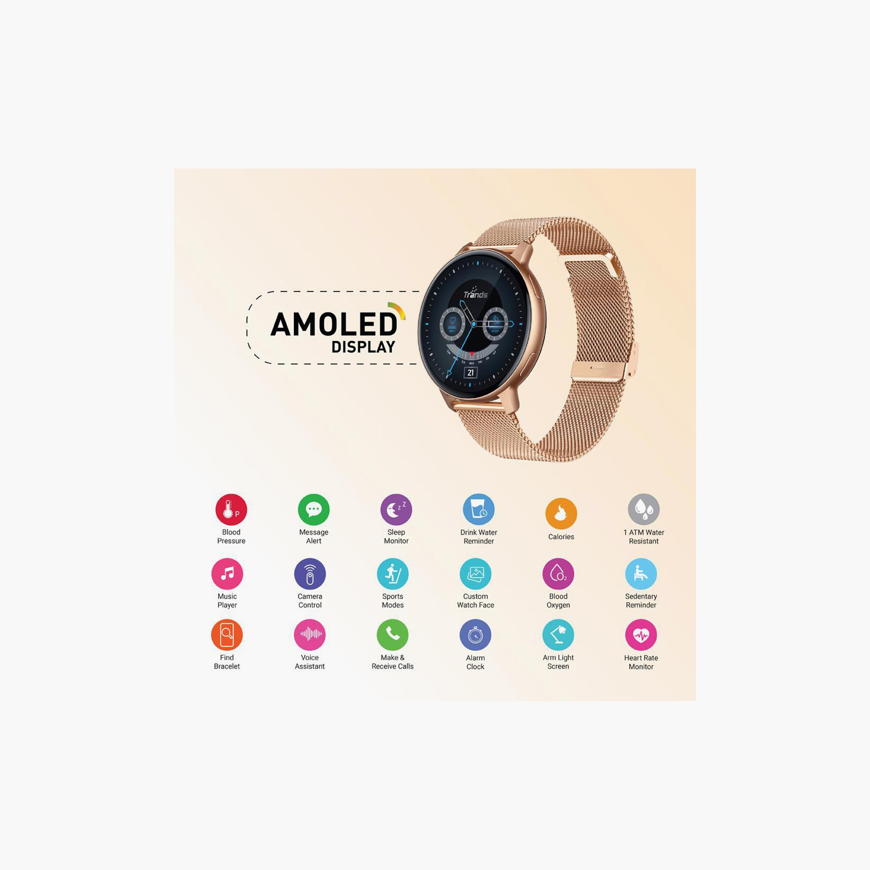 Trands Smart Watch For Ladies Rose Gold | TR-SW2-men-watchesandjewellery-watches-image-2