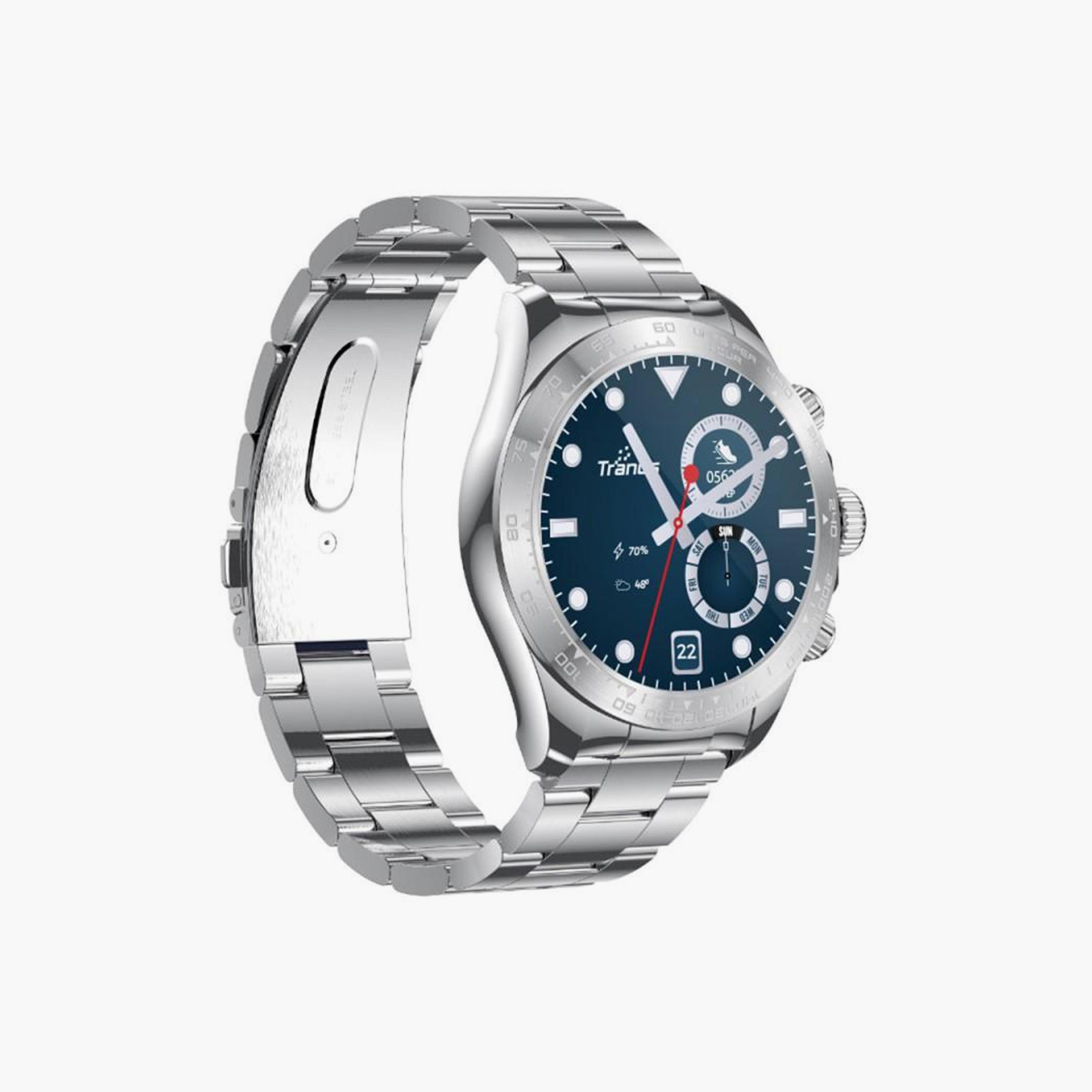 Trands Serenity Amoled Smart Watch Zinc Alloy With Metal Straps | TR-SW240-men-watchesandjewellery-watches-image-1