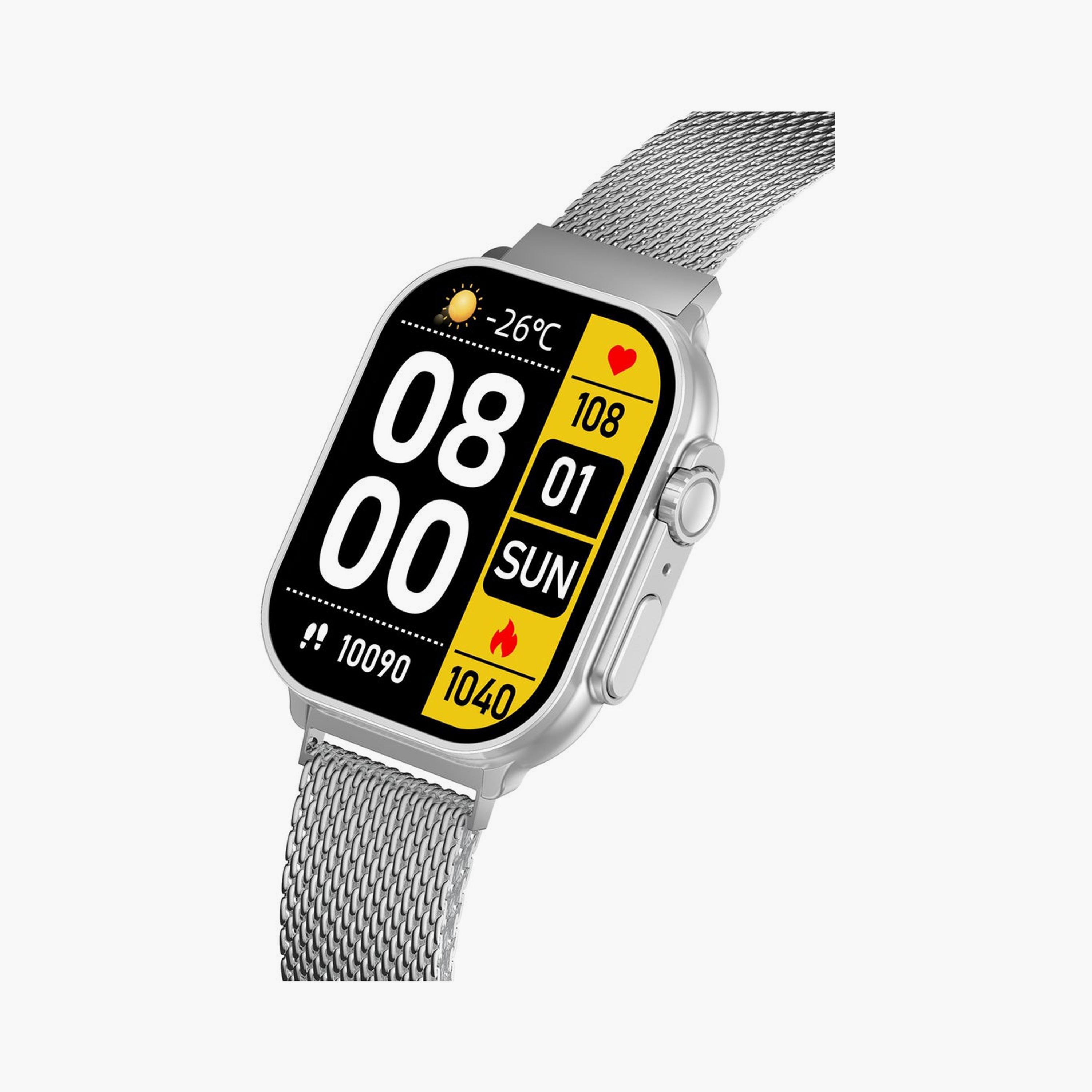Cellairis Ultima Smartwatch Silver | M-SWULTIMASL-men-watchesandjewellery-watches-image-1