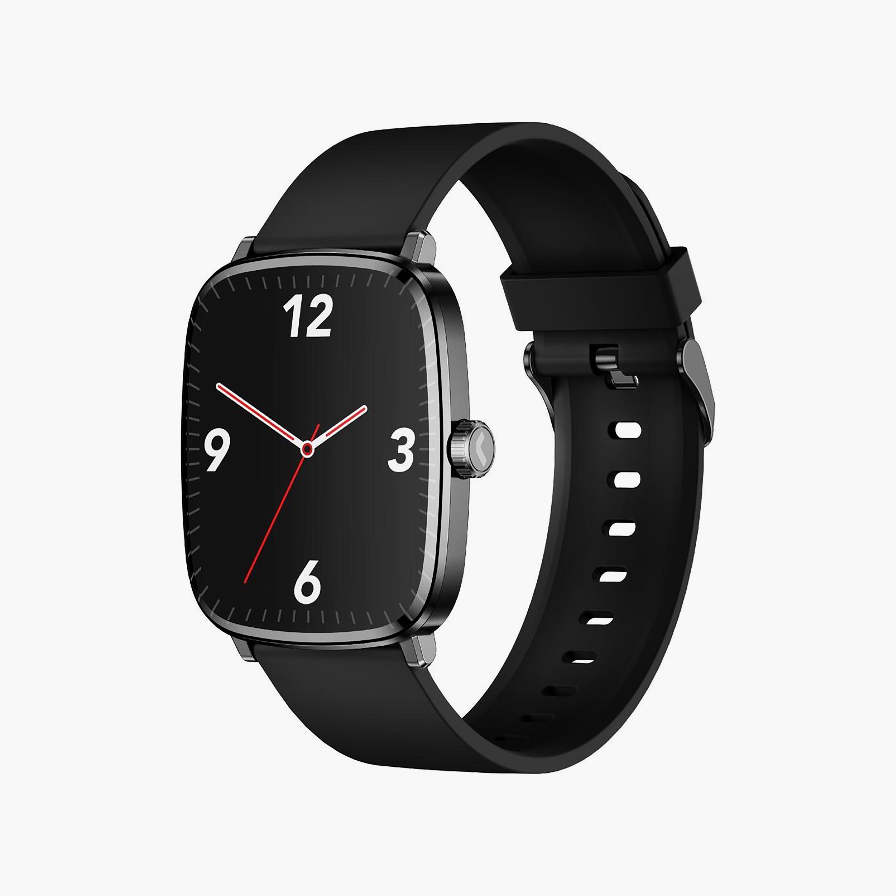 Hyphen Risync Classic SA10 Amoled Square Smartwatch Black | RSW-ASBK0444-men-watchesandjewellery-watches-image-1