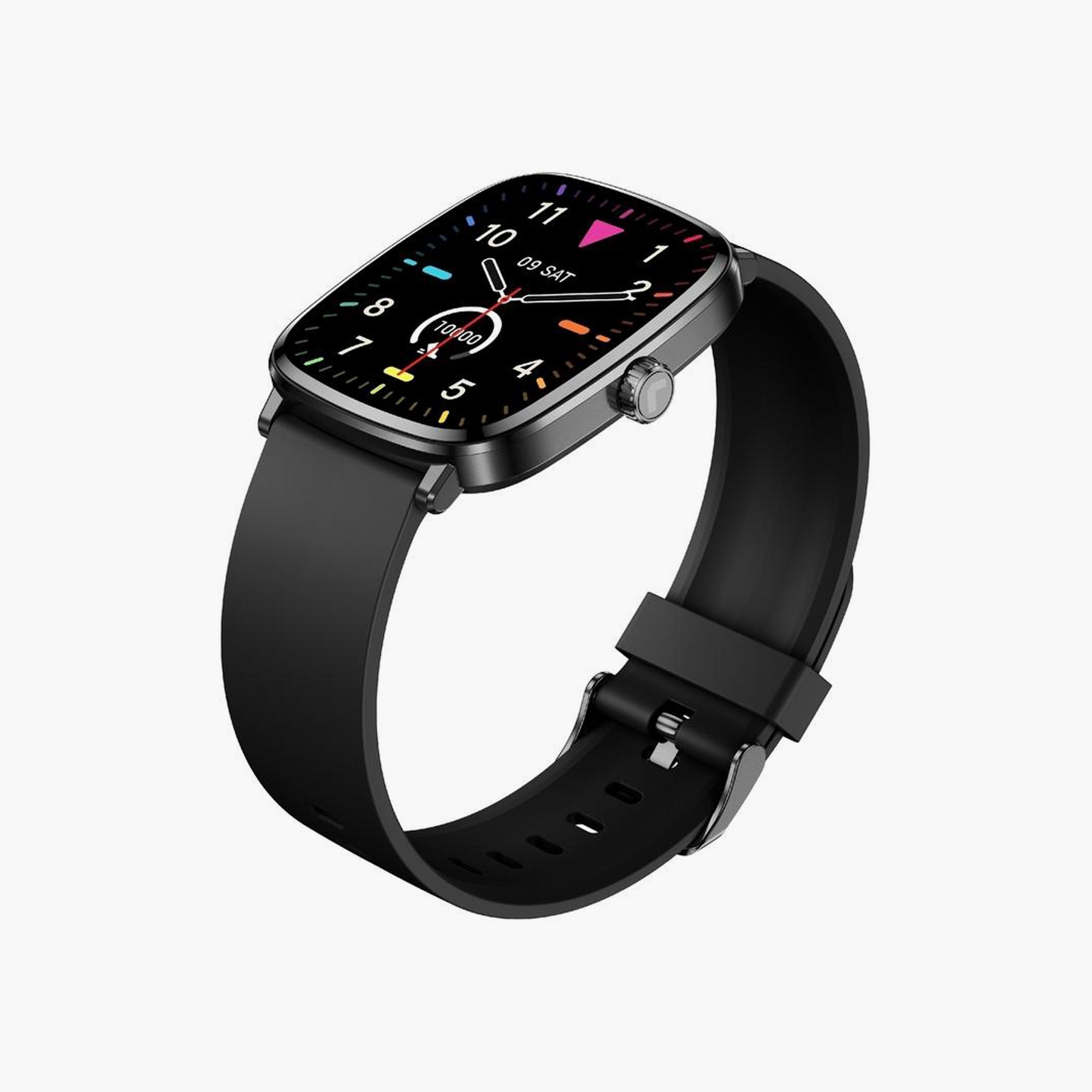 Hyphen Risync Classic SA10 Amoled Square Smartwatch Black | RSW-ASBK0444-men-watchesandjewellery-watches-image-2