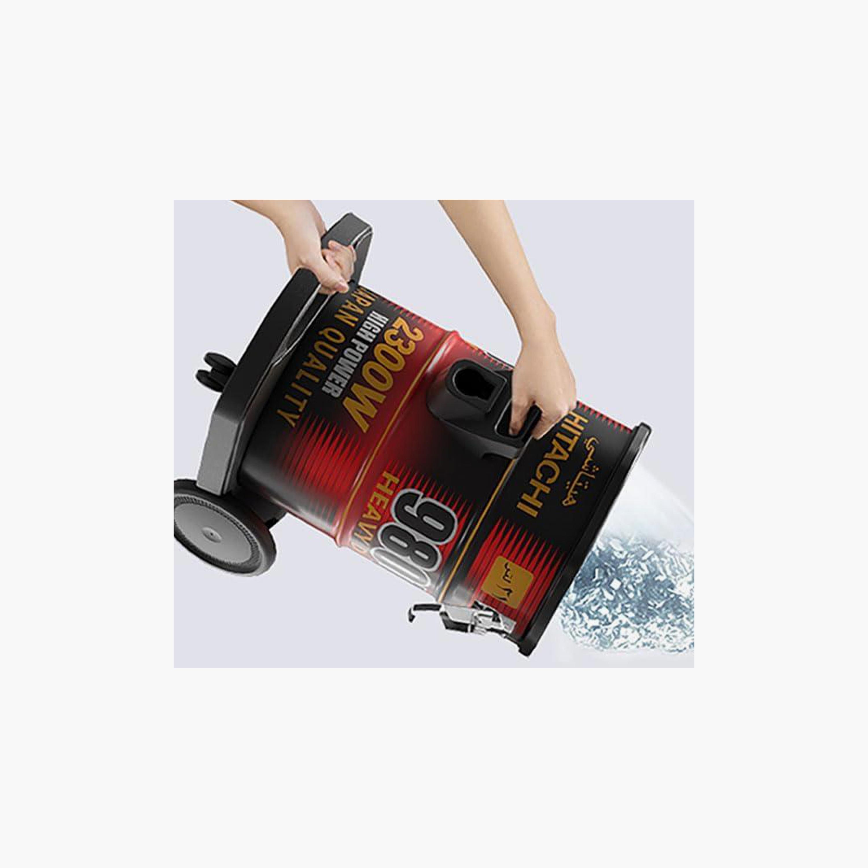 Hitachi Vacuum Cleaner Drum Type Red/Black | CV980TJBKRGAE-household-appliances-homeappliances-vacuumcleaners-image-3