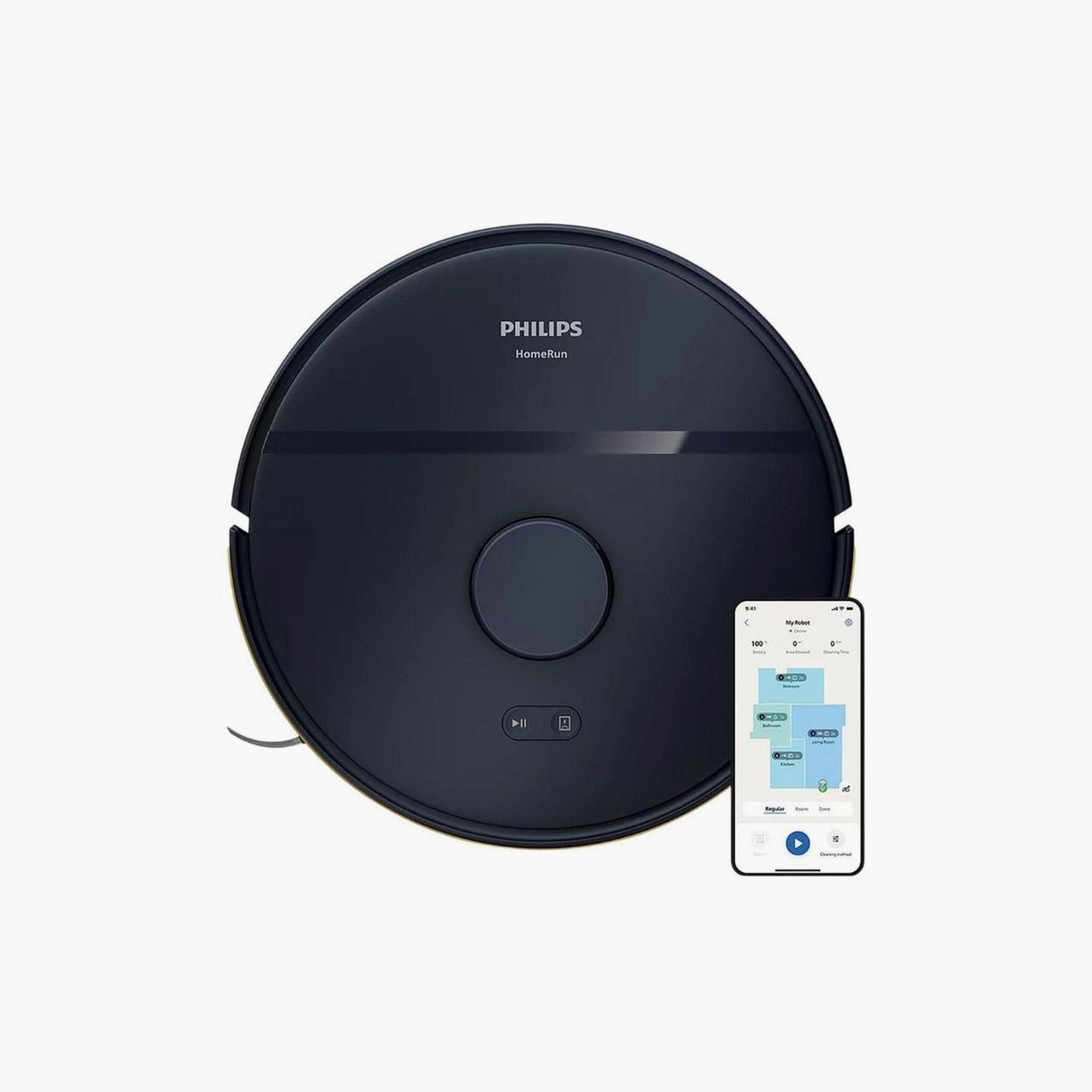 Philips 2000 Series Robotic Vacuum Cleaner Dark Blue | XU2000-household-appliances-homeappliances-vacuumcleaners-image-1
