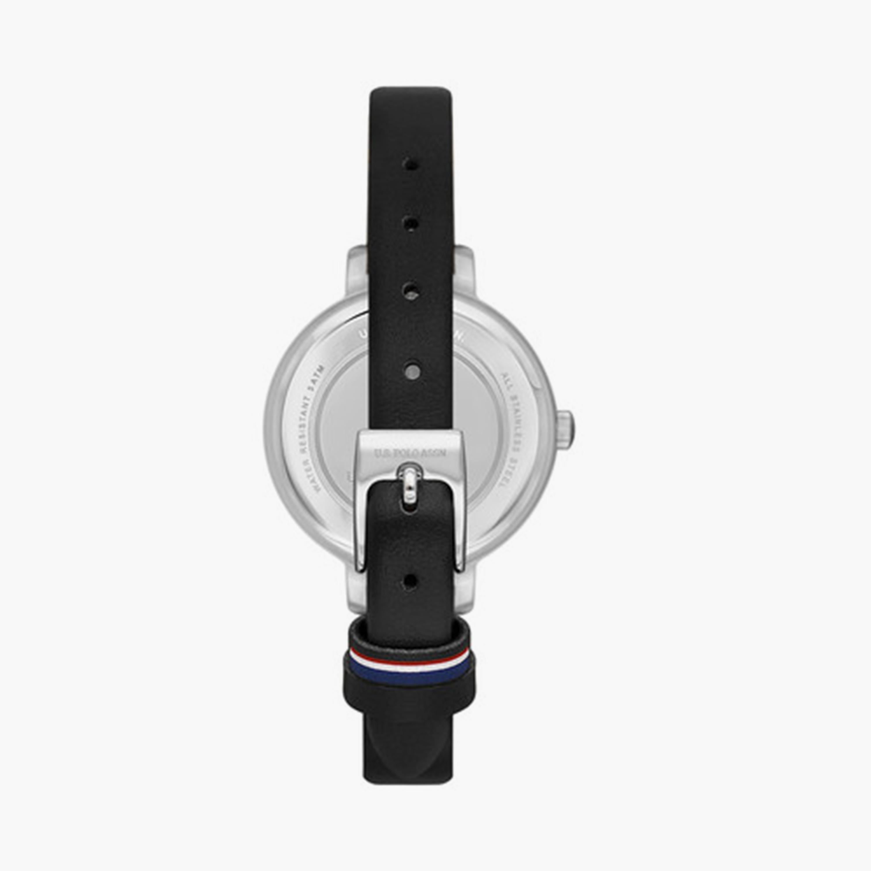 U.S. Polo Assn Women's 31MM Black Analog Leather Watch | USPA2092-03-women-watchesandjewellery-watches-image-3