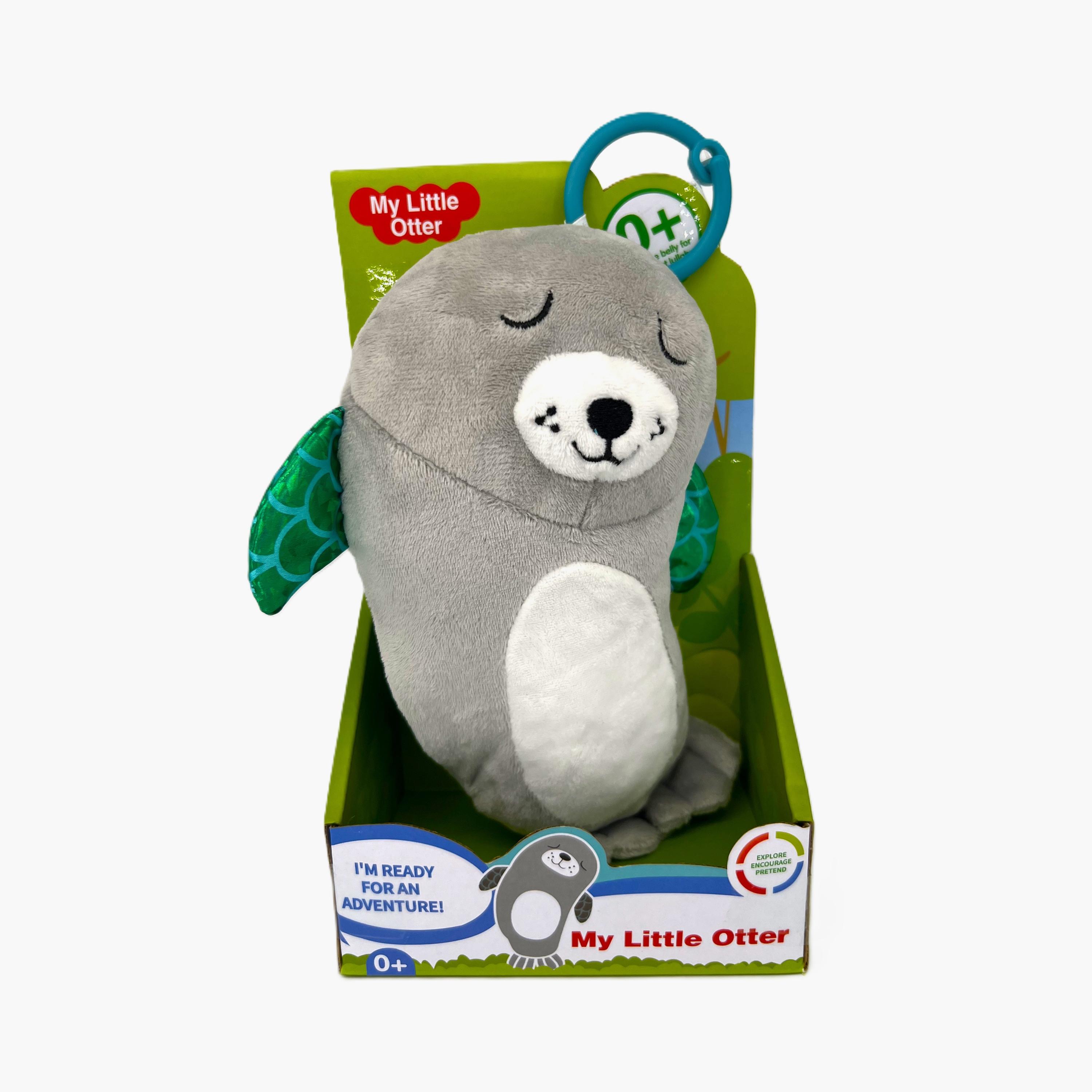 Baby Sunki My Little Otter Soft Plush Toy with Light & Sound - 25 cm-toys-plushsofttoys-animals-image-3