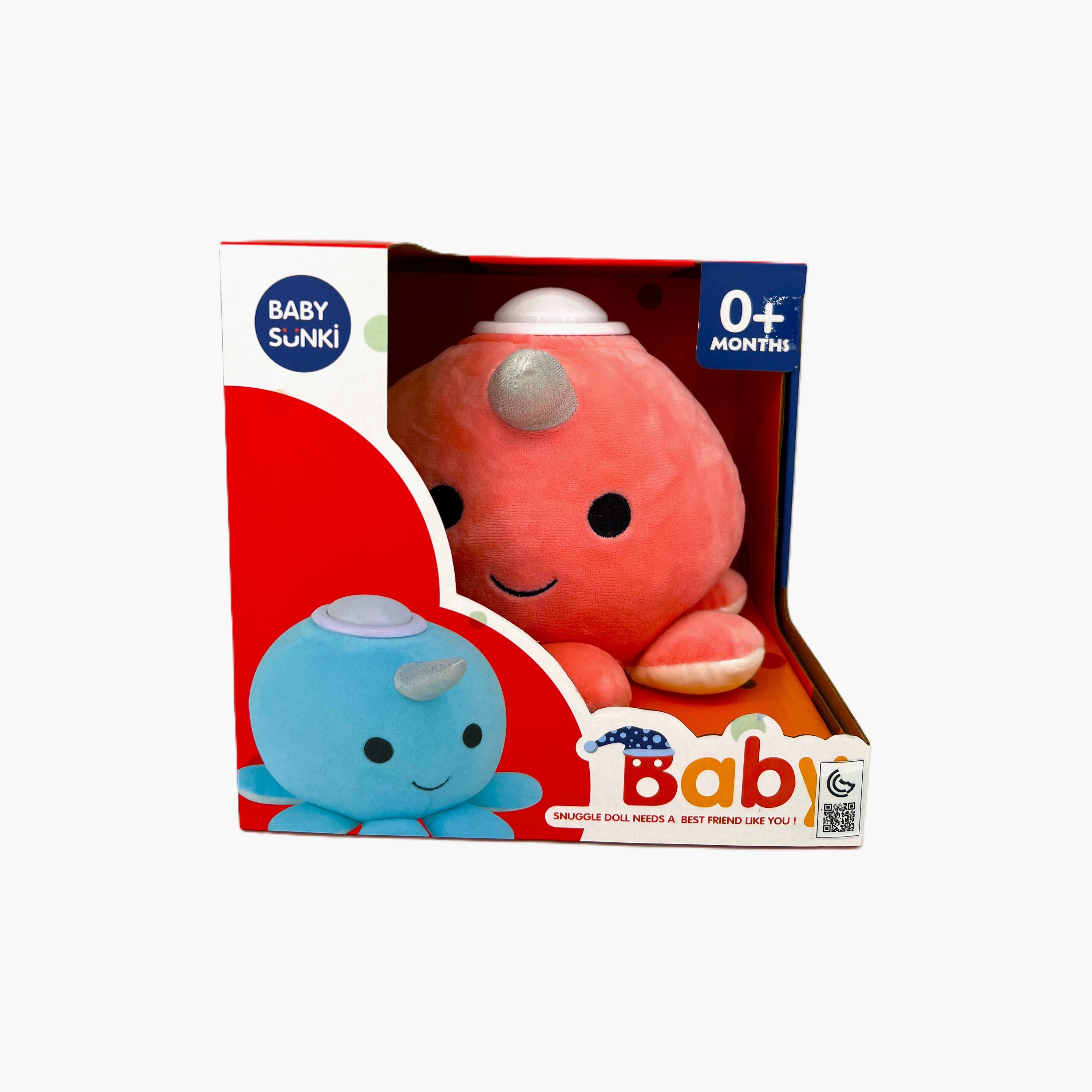 Baby Sunki Pacify Projective Octopus Soft Plush Toy with Light & Sound - Pink-toys-plushsofttoys-animals-image-3