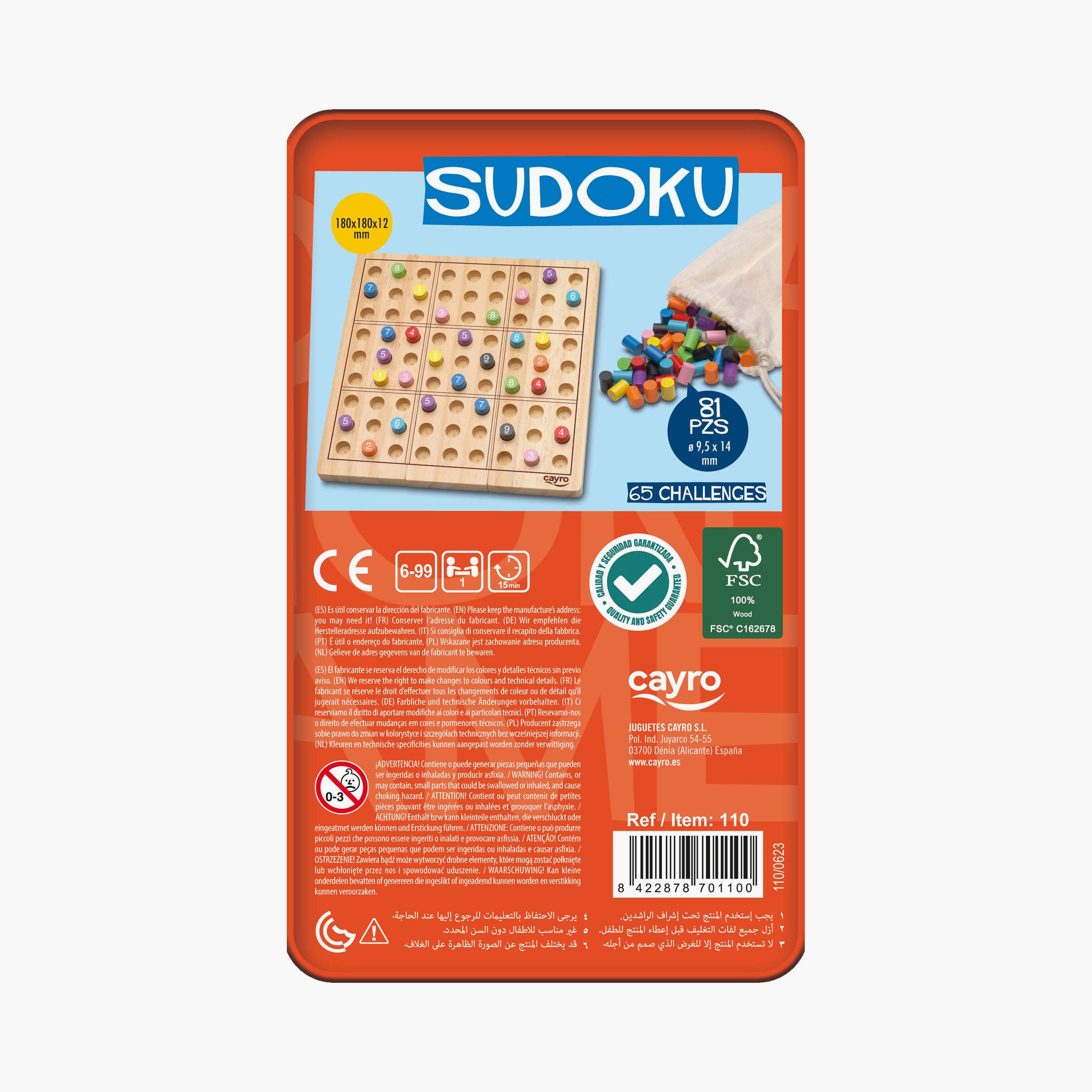 Cayro Sudoku Board Game with Metal Box-toys-indoortoys-boardgames-image-3