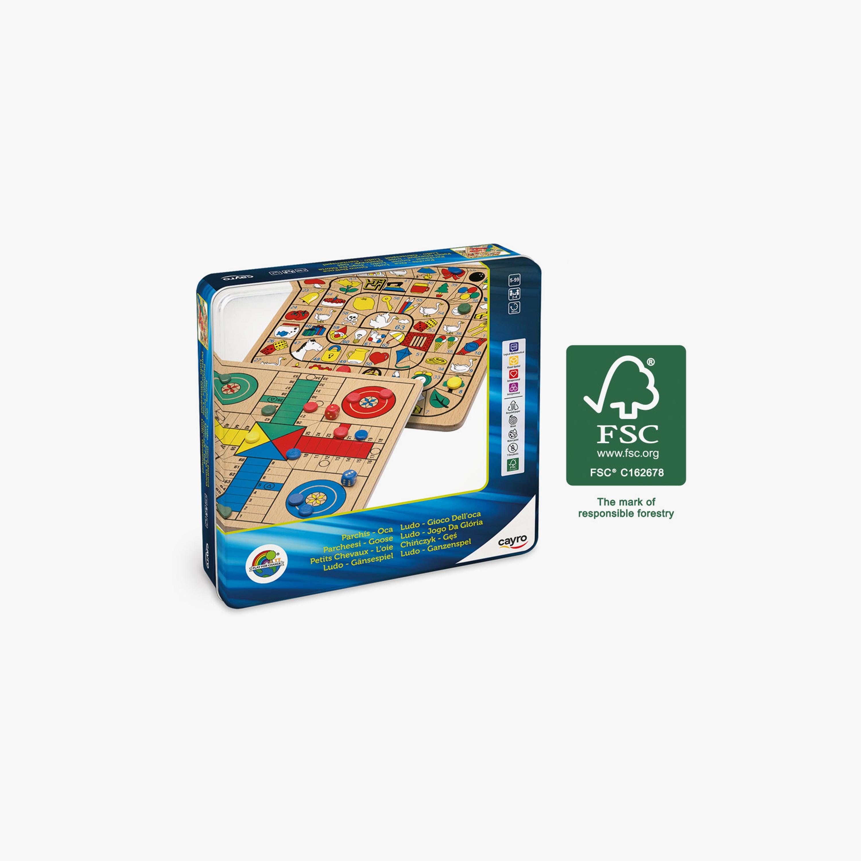 Cayro Parcheesi And Goose With Metal Box-toys-indoortoys-boardgames-image-2
